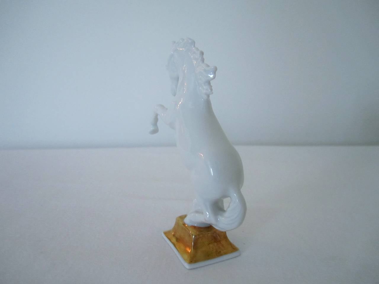 Blanc-de-Chine Porcelain Horse Sculpture by Max Hermann Fritz for Rosenthal In Excellent Condition In New York, NY