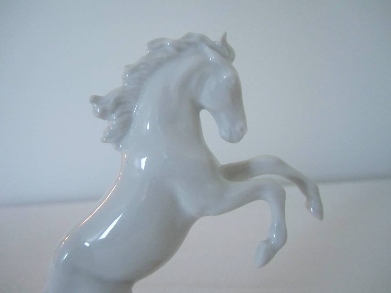 Blanc-de-Chine Porcelain Horse Sculpture by Max Hermann Fritz for Rosenthal 2
