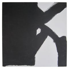 Abstract Black and White Artwork Painting