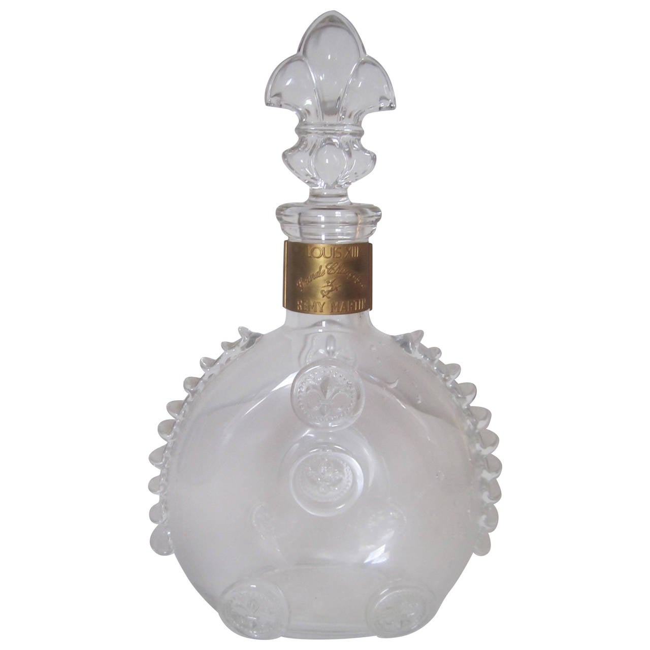 Vintage Baccarat Crystal Glass Louis XIII Cognac Decanter Set at