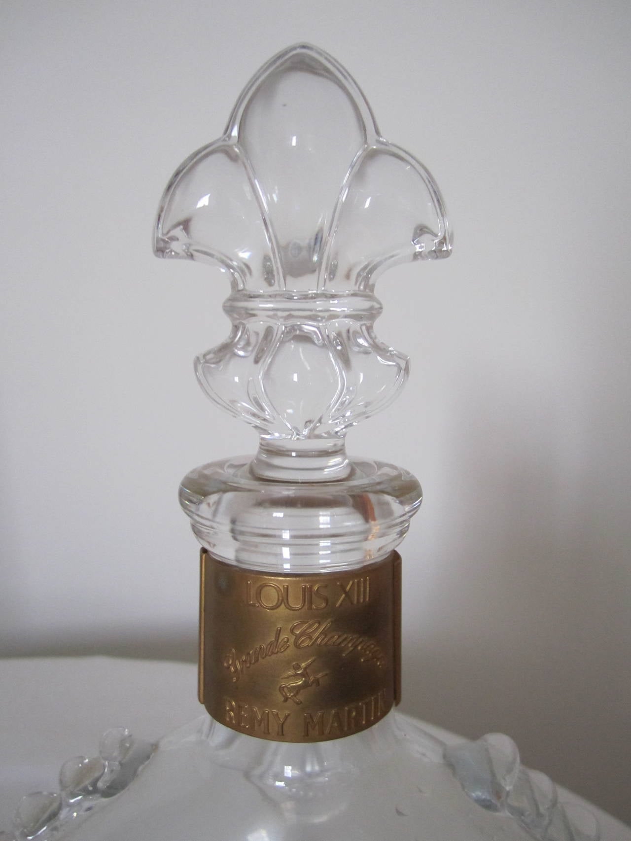 20th Century Vintage Baccarat Crystal Glass Louis XIII Cognac Decanter Set