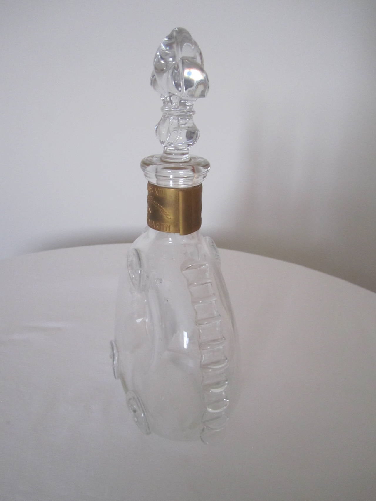20ième siècle Vintage Baccarat Crystal Glass Louis XIII Cognac Decanter Set