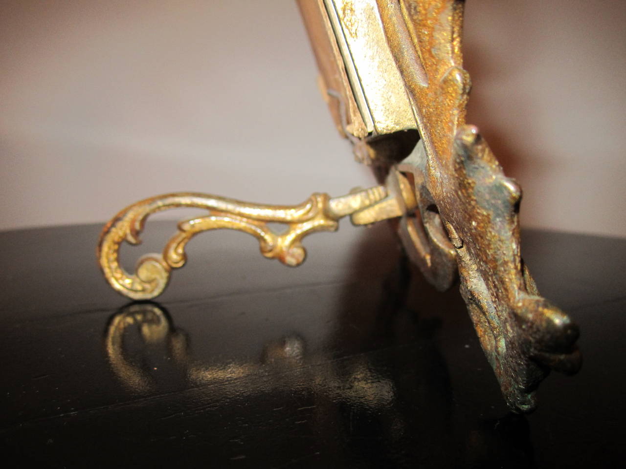 Unknown Antique Victorian Brass Picture Frame