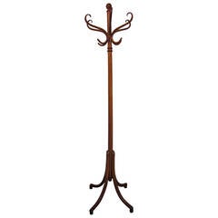 Vintage Midcentury Bentwood Coat Rack or Hall Tree after Thonet