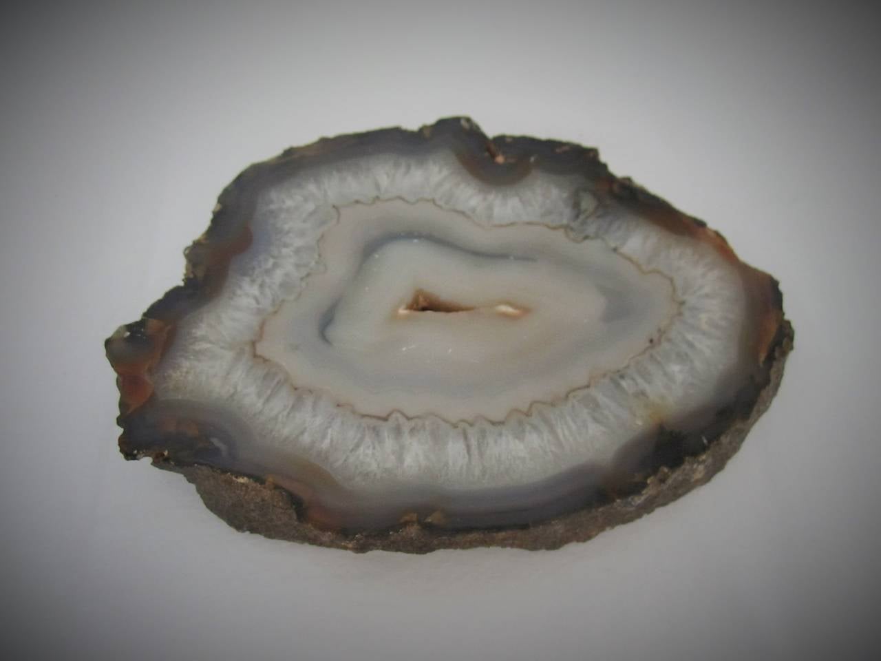 20th Century Grey Agate Onyx Decorative Object or Display Piece For Sale