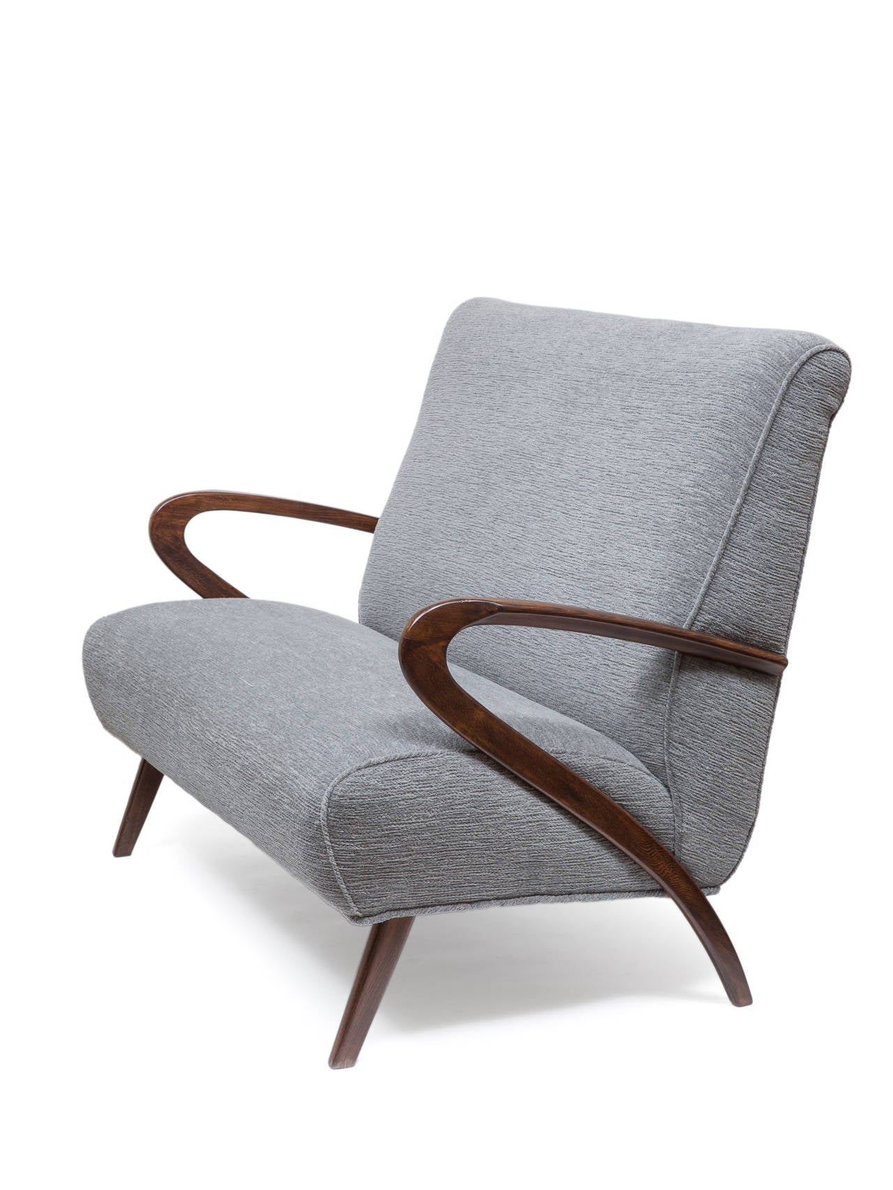 MidCentury Modern Paolo Loveseat For Sale at 1stdibs