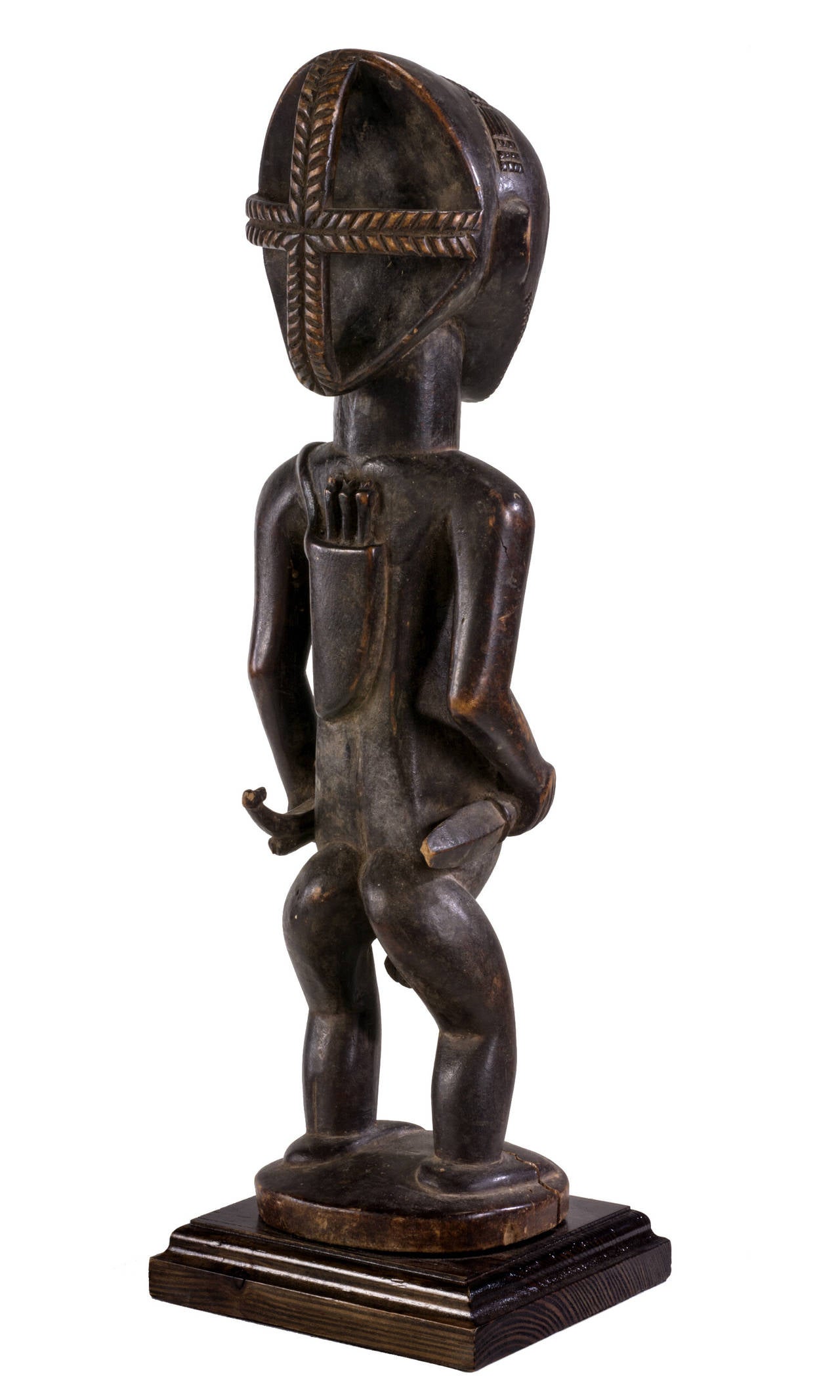 Folk Art Very Important Luba Hemba Male Wooden Sculpture For Sale