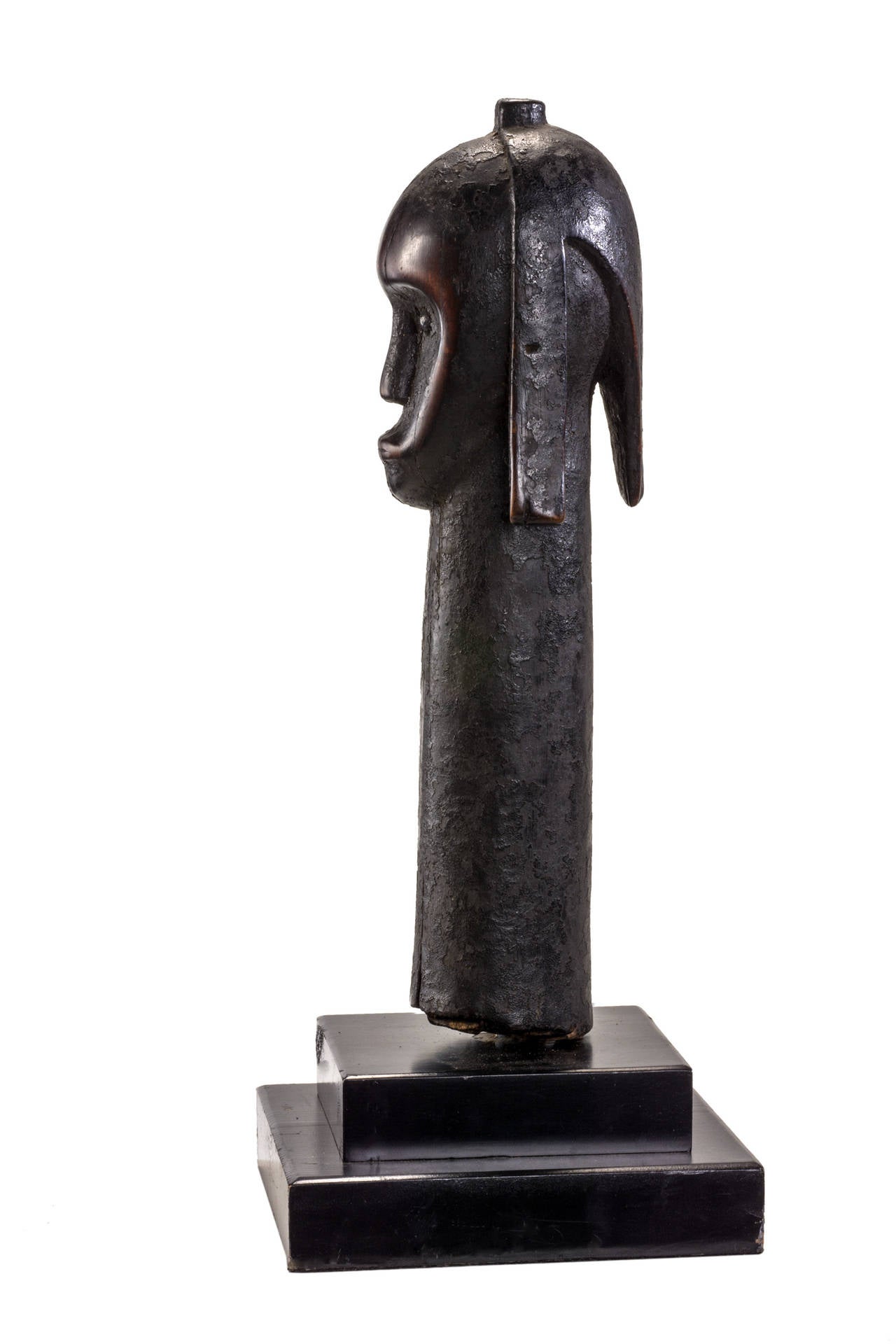 Tribal 20th Century Fang Reliquary Figure from Gabon For Sale