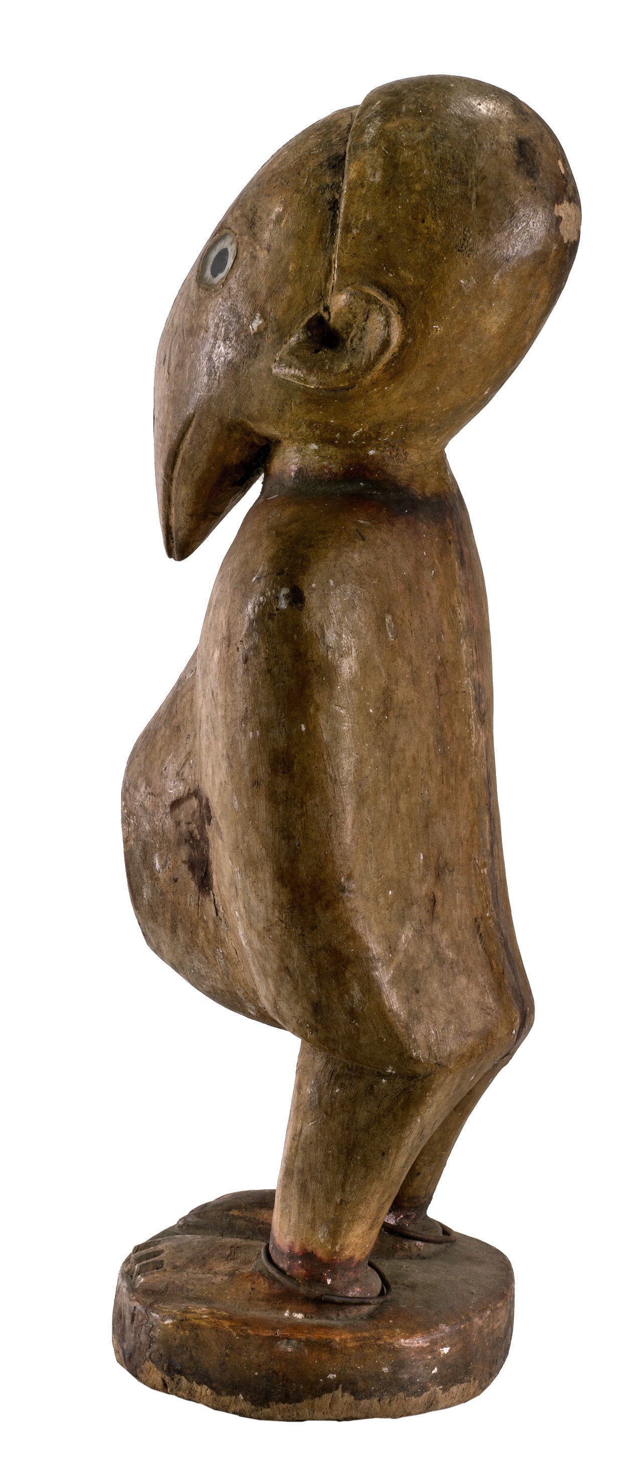 Congolese 20th Century Congo Wooden Sculpture For Sale