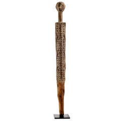 20th Century Tall Bongo Sculpture from Sudan with Bumps