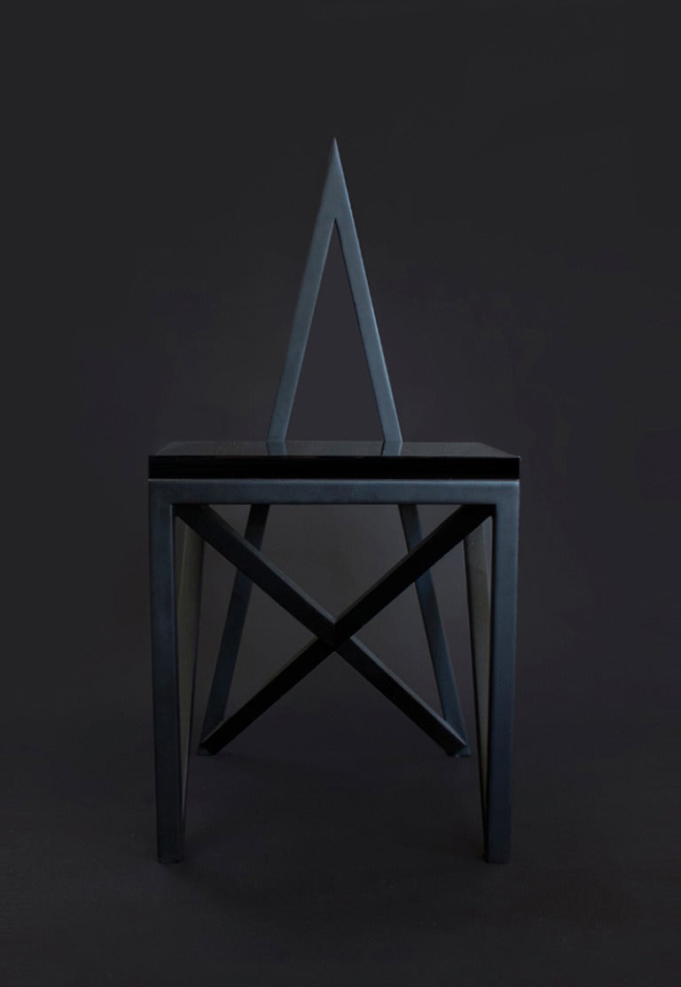 Art Deco Contemporary 'Pagan' Star Side Chair by Material Lust, 2014 For Sale