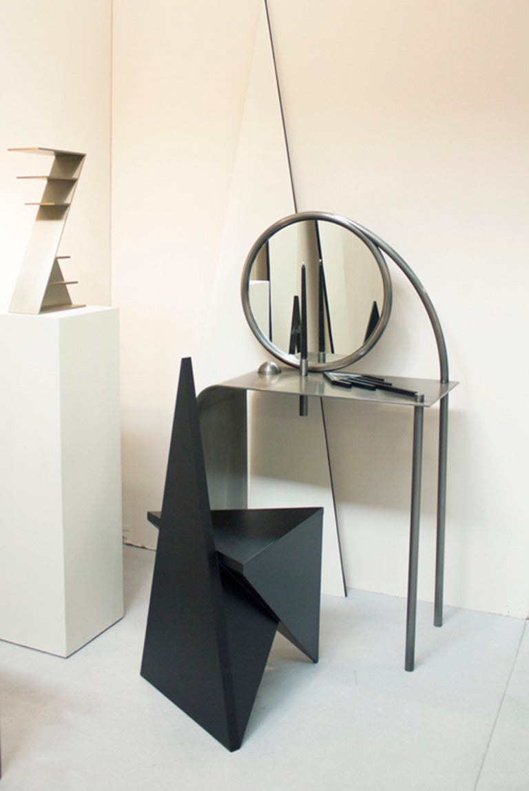 Steel Contemporary 'Retort' Vanity by Material Lust, 2014 For Sale