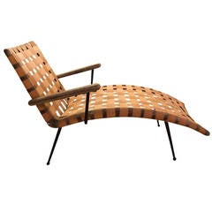 Mid-Century Chaise Lounge