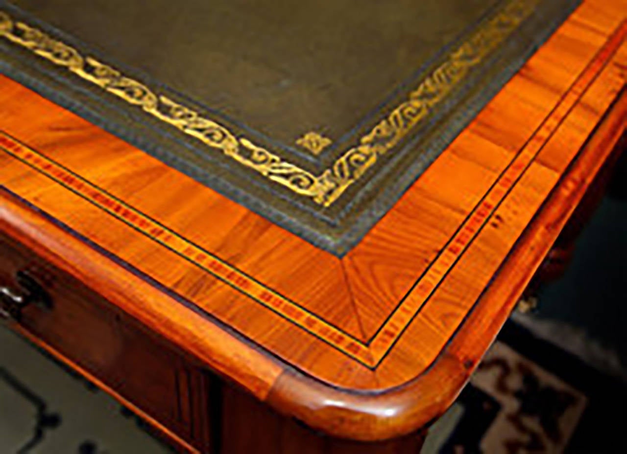 English William IV Style Partners Desk 1