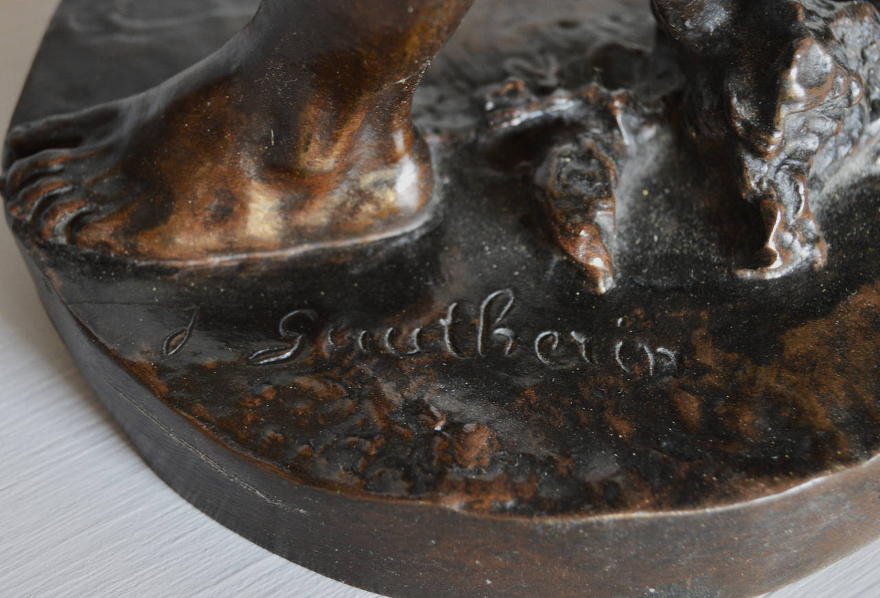 Le Faucheur Sculpture en bronze de Jean Gautherin Excellent état - En vente à Moreton-In-Marsh, Gloucestershire