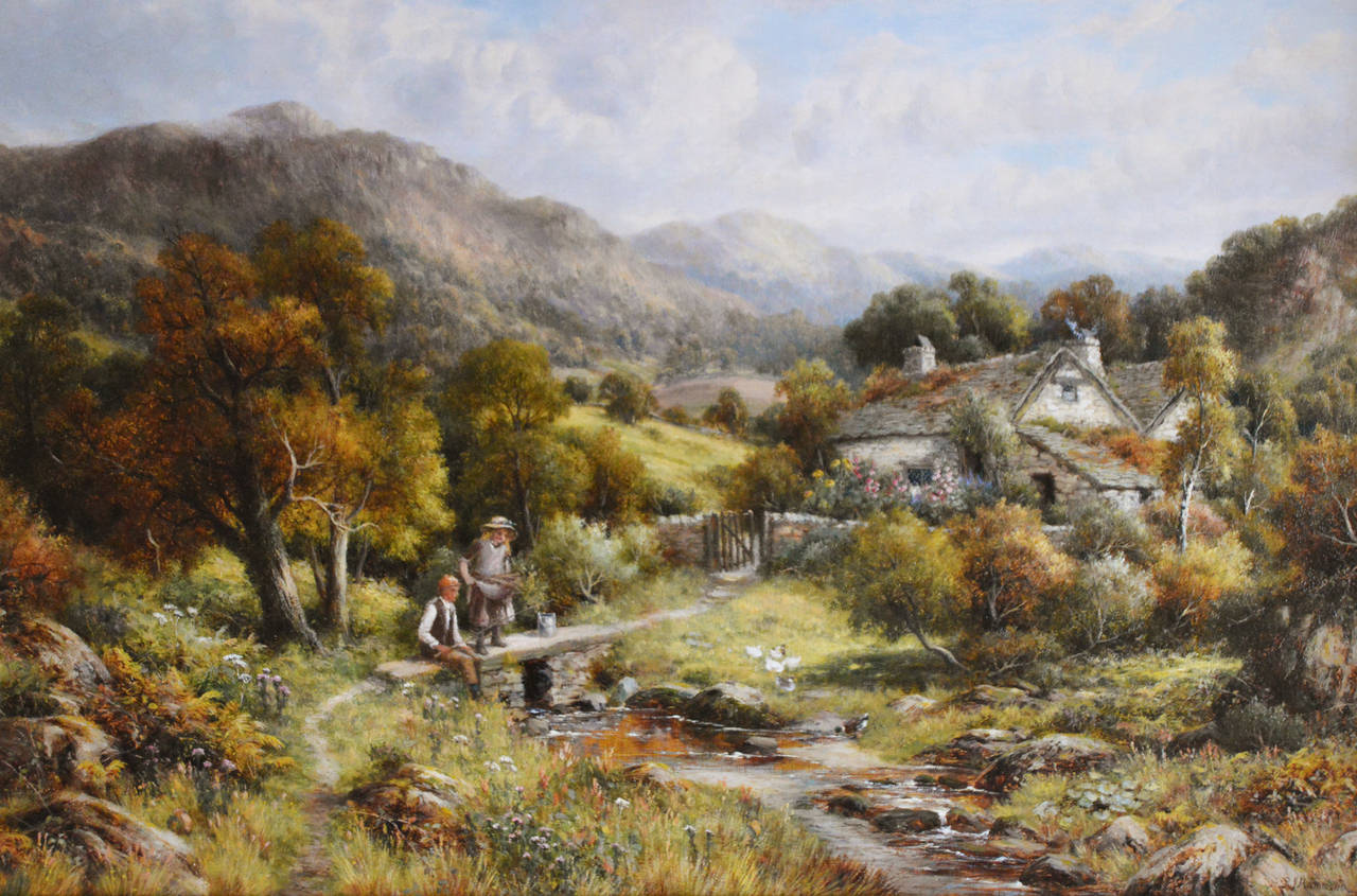 "Beddelert, North Wales" Oil on Canvas by Robert John Hammond