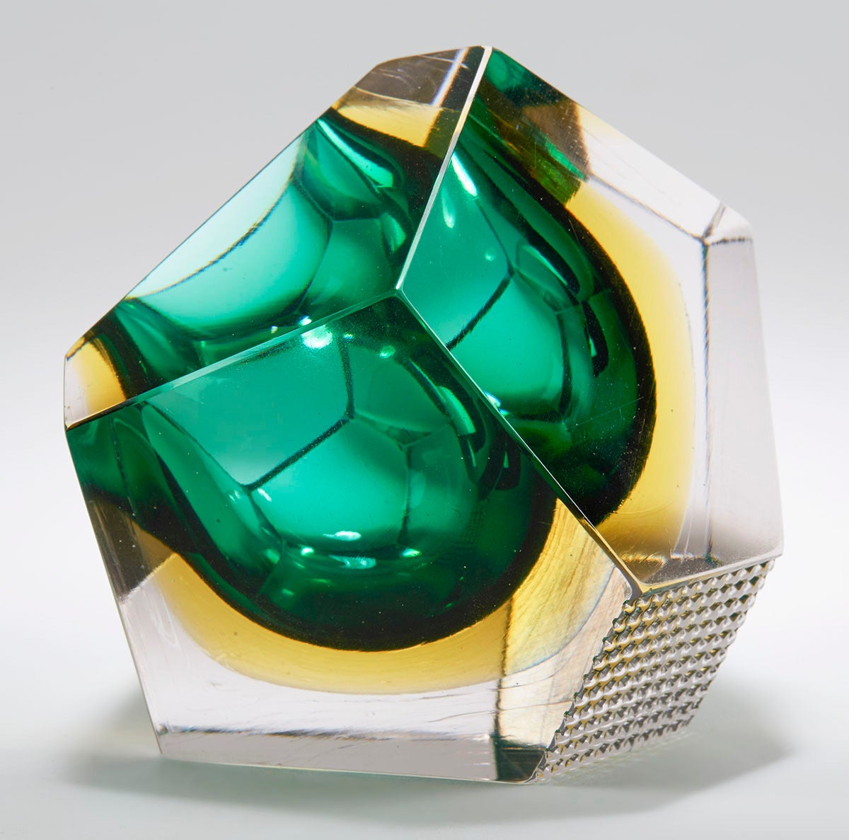 italian glass ashtray