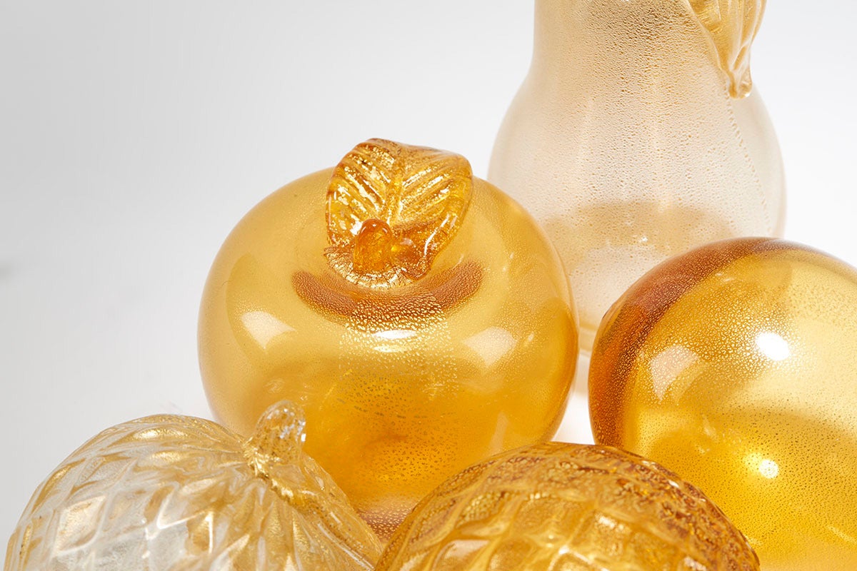 Italian Murano Cose Belle Cose Rare Signed Art Glass Fruit 4