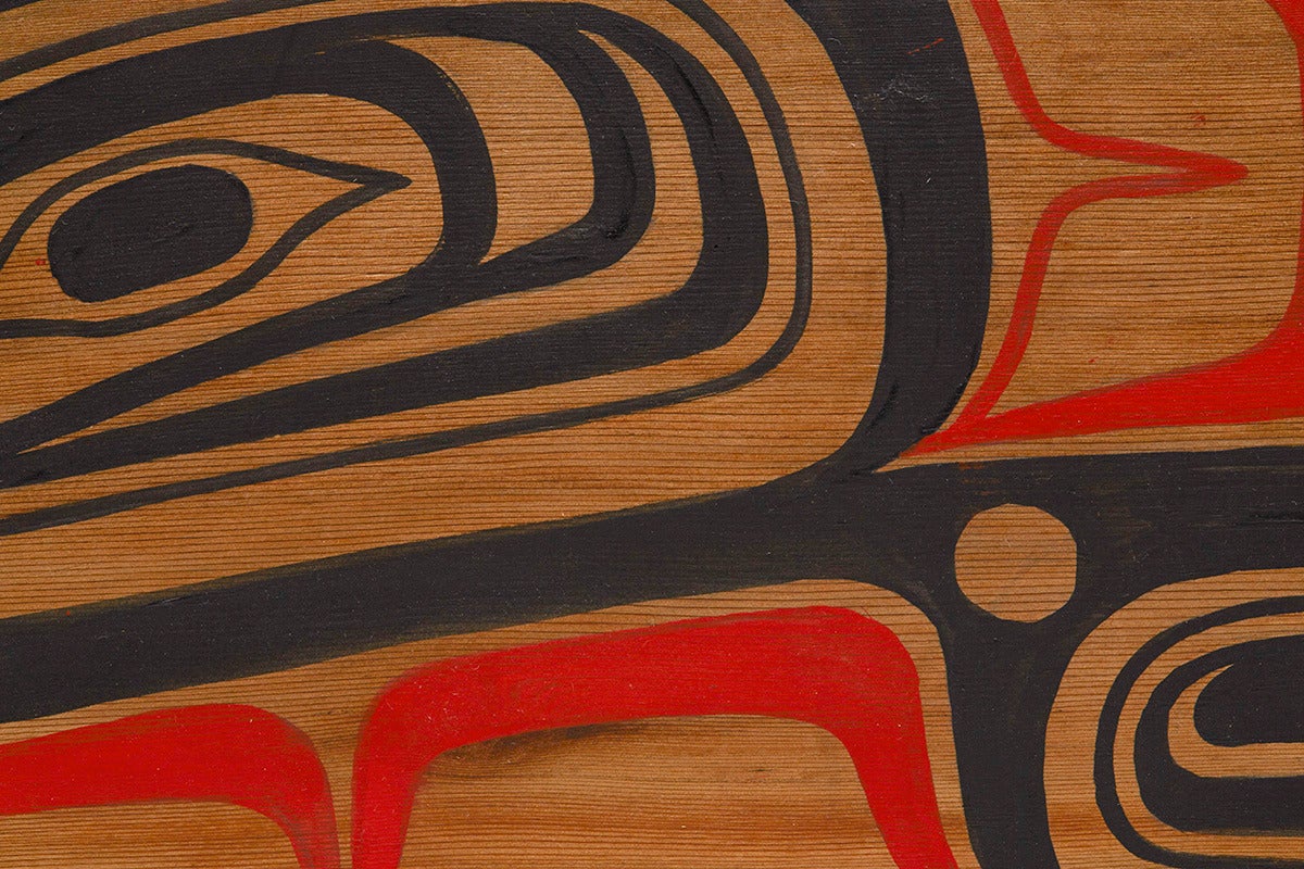 Native American Haida Red Cedar Bentwood Bowl by Beau Dick, 2003