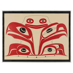 Haida the Gift Limited Edition 123/125 Silk Screen Print by Robert Davidson 3