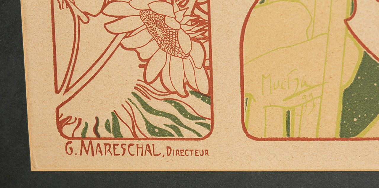 Art Nouveau Copertina di L'art Photographique di Alphonse Mucha, 1899 in vendita