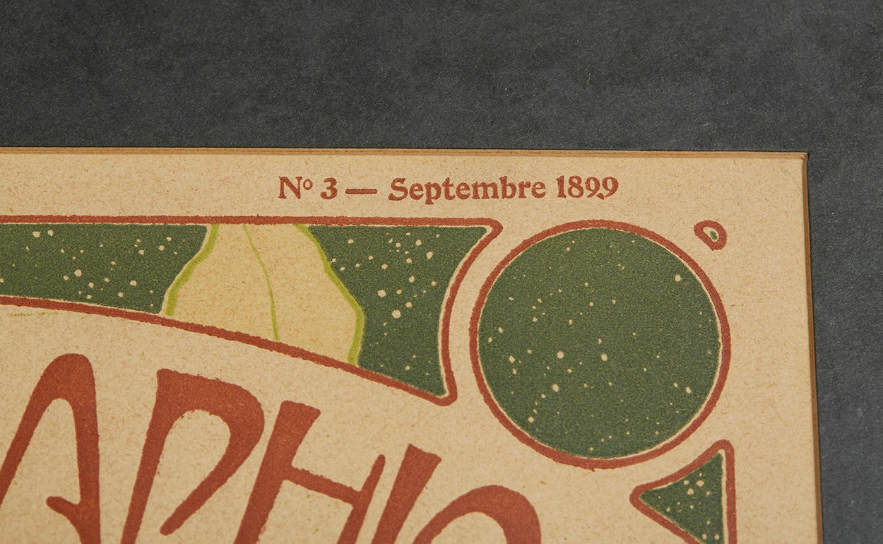 Fine XIX secolo Copertina di L'art Photographique di Alphonse Mucha, 1899 in vendita