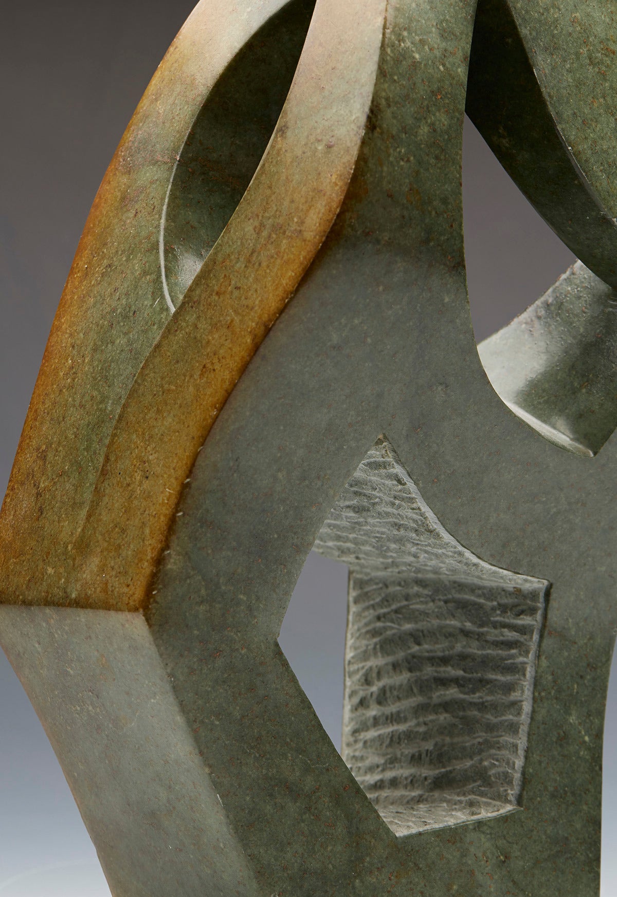 African Abstract Opalstone Sculpture by Lincoln Muteta 20th Century In Excellent Condition In Bishop's Stortford, Hertfordshire