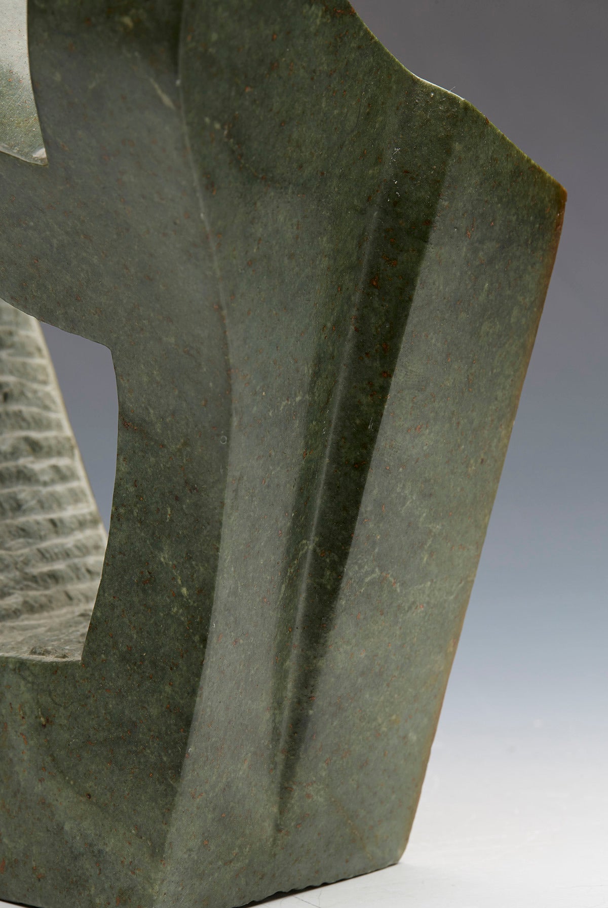 Zimbabwean African Abstract Opalstone Sculpture by Lincoln Muteta 20th Century