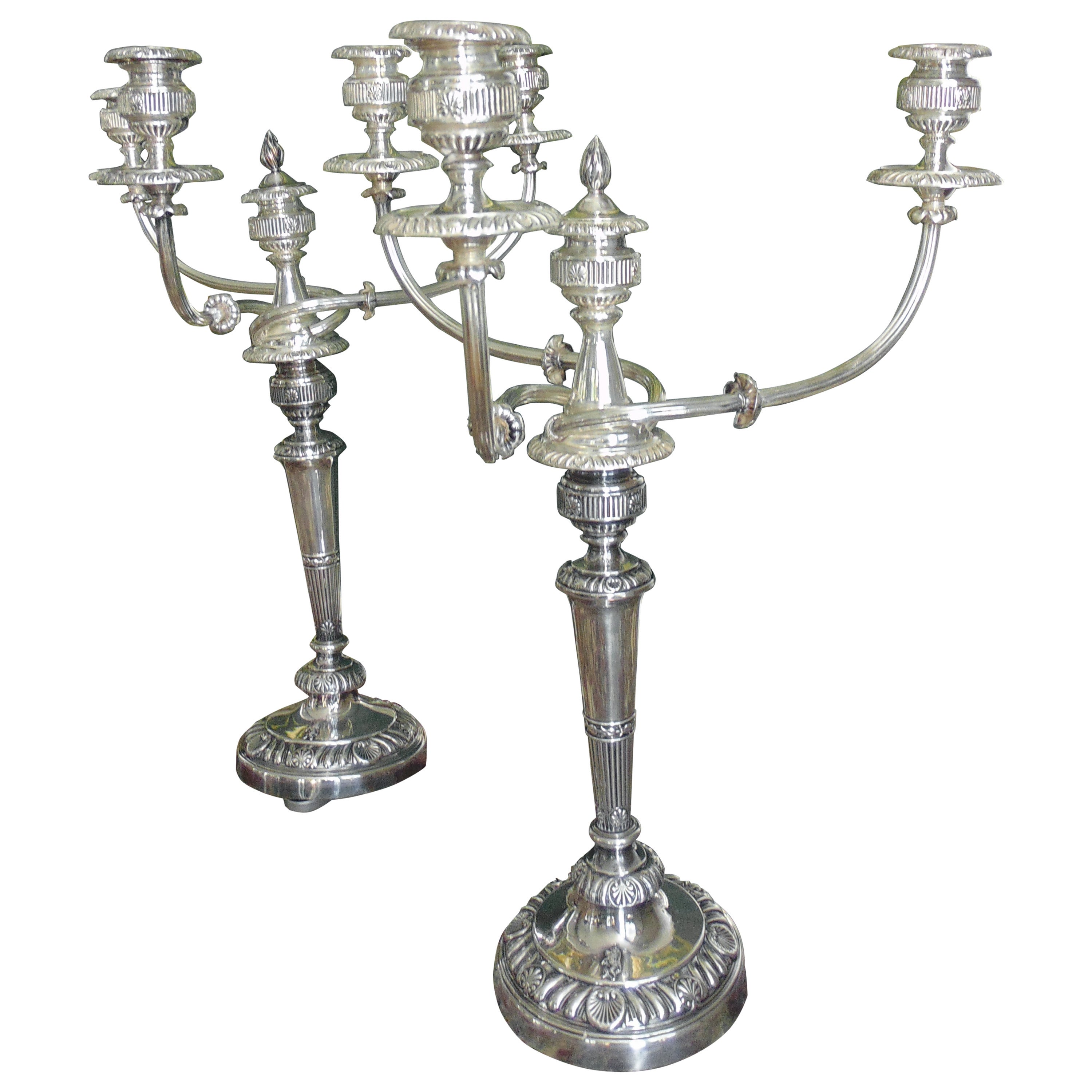 Silver Candelabra George III Period