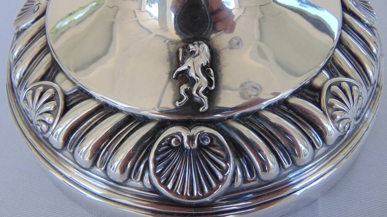 Sheffield Plate Silver Candelabra George III Period