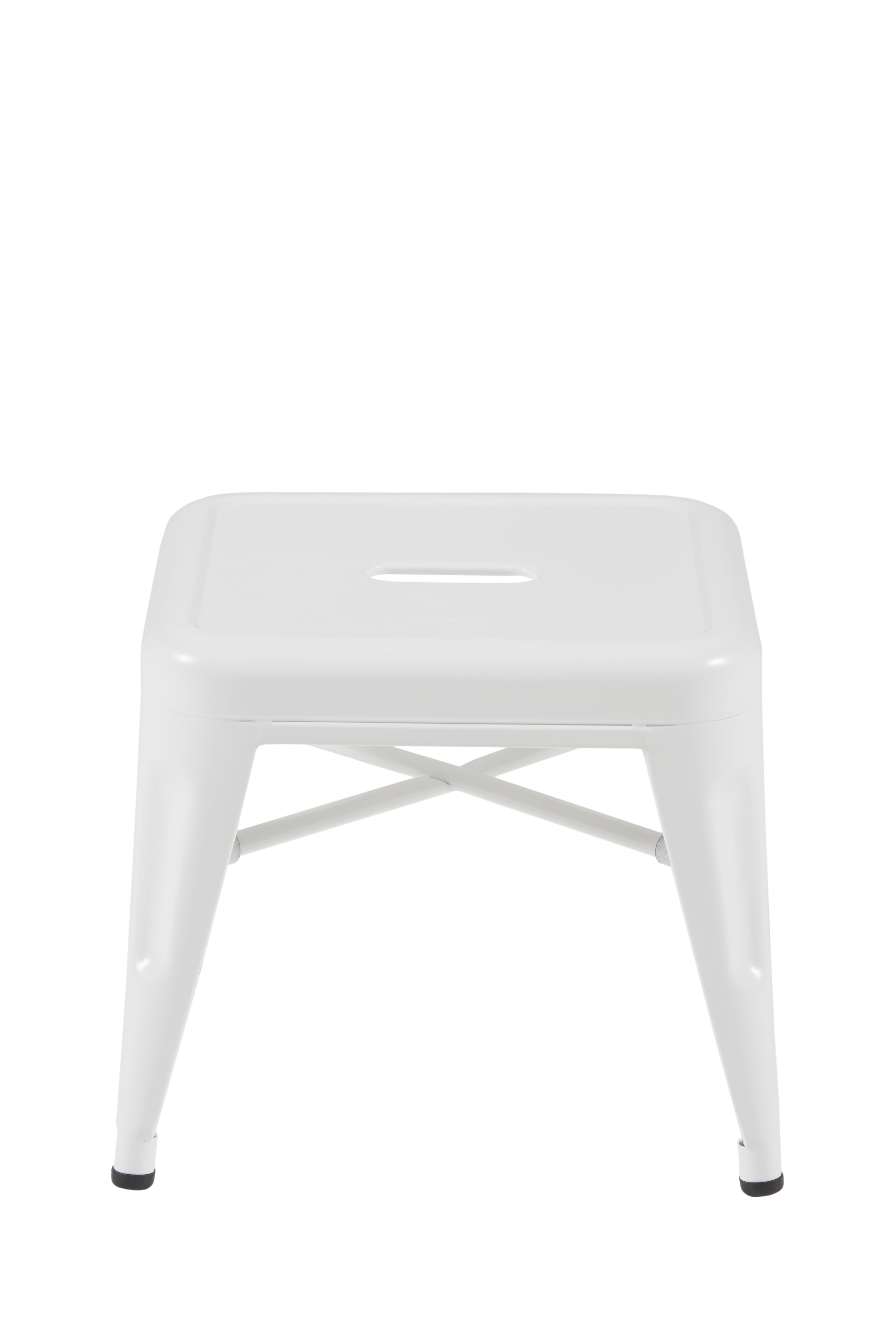 For Sale: White (Blanc) H Stool 30 in Essential Colors by Chantal Andriot and Tolix 3