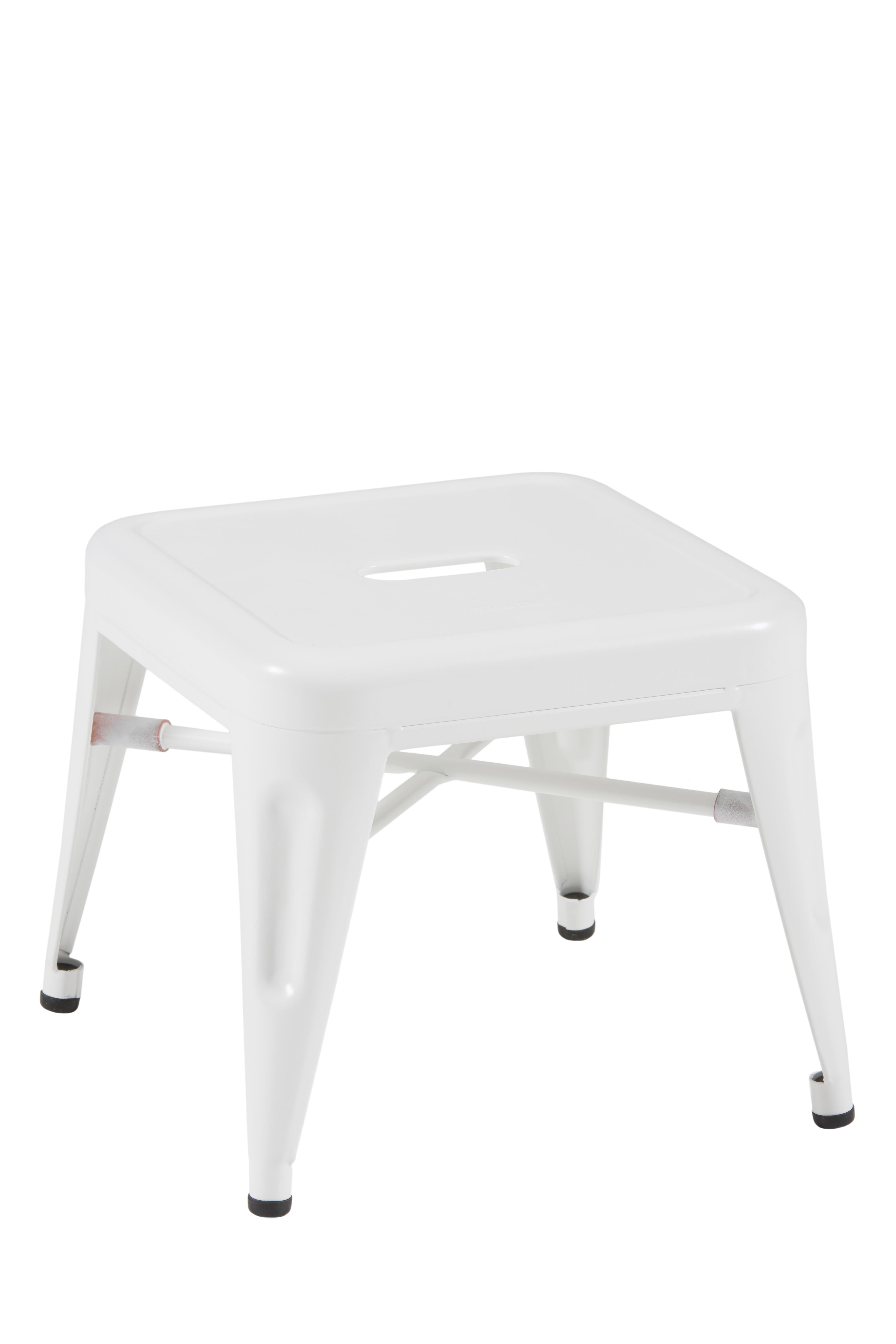 For Sale: White (Blanc) H Stool 30 in Essential Colors by Chantal Andriot and Tolix 4