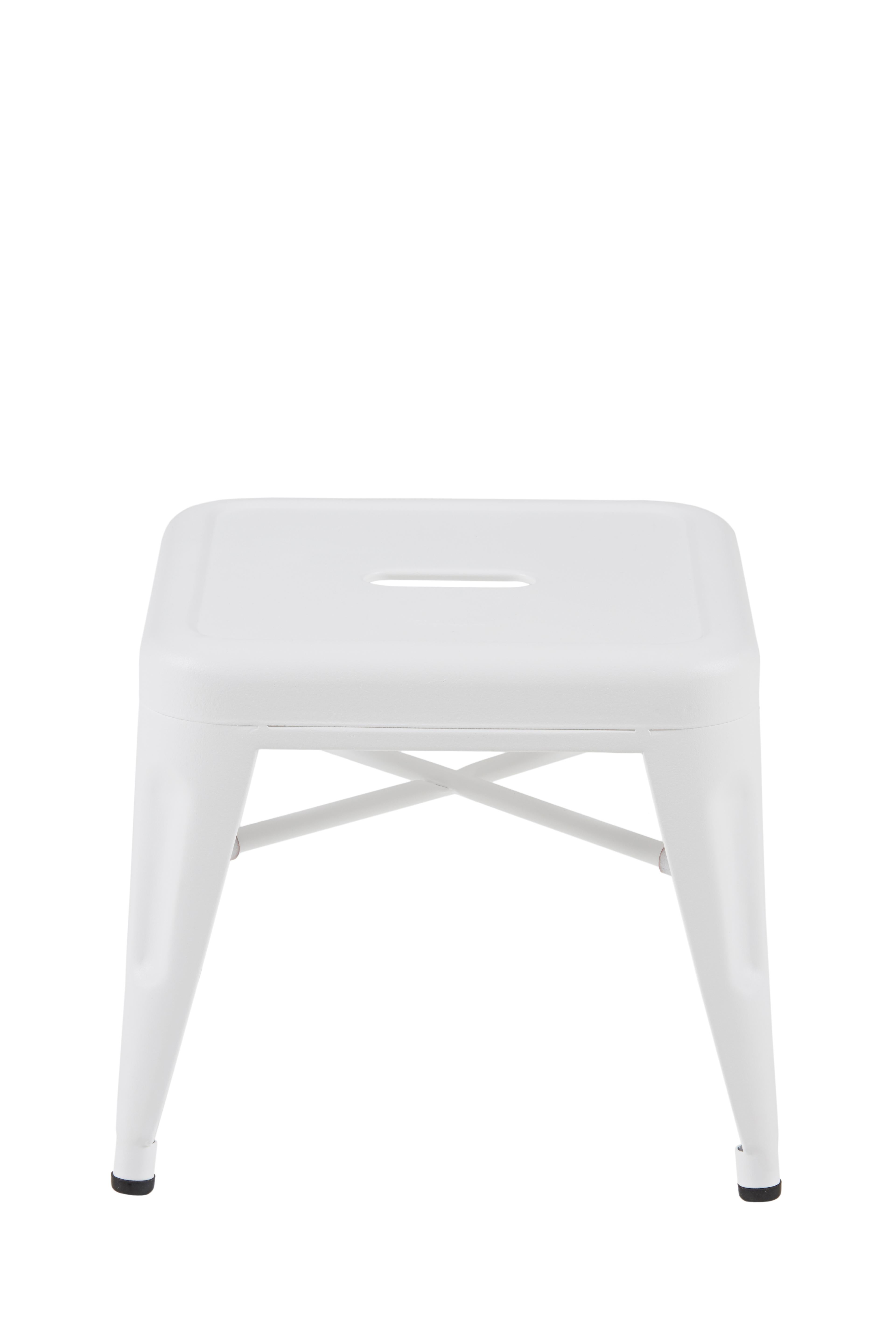 For Sale: White (Blanc) H Stool 30 in Essential Colors by Chantal Andriot and Tolix 5