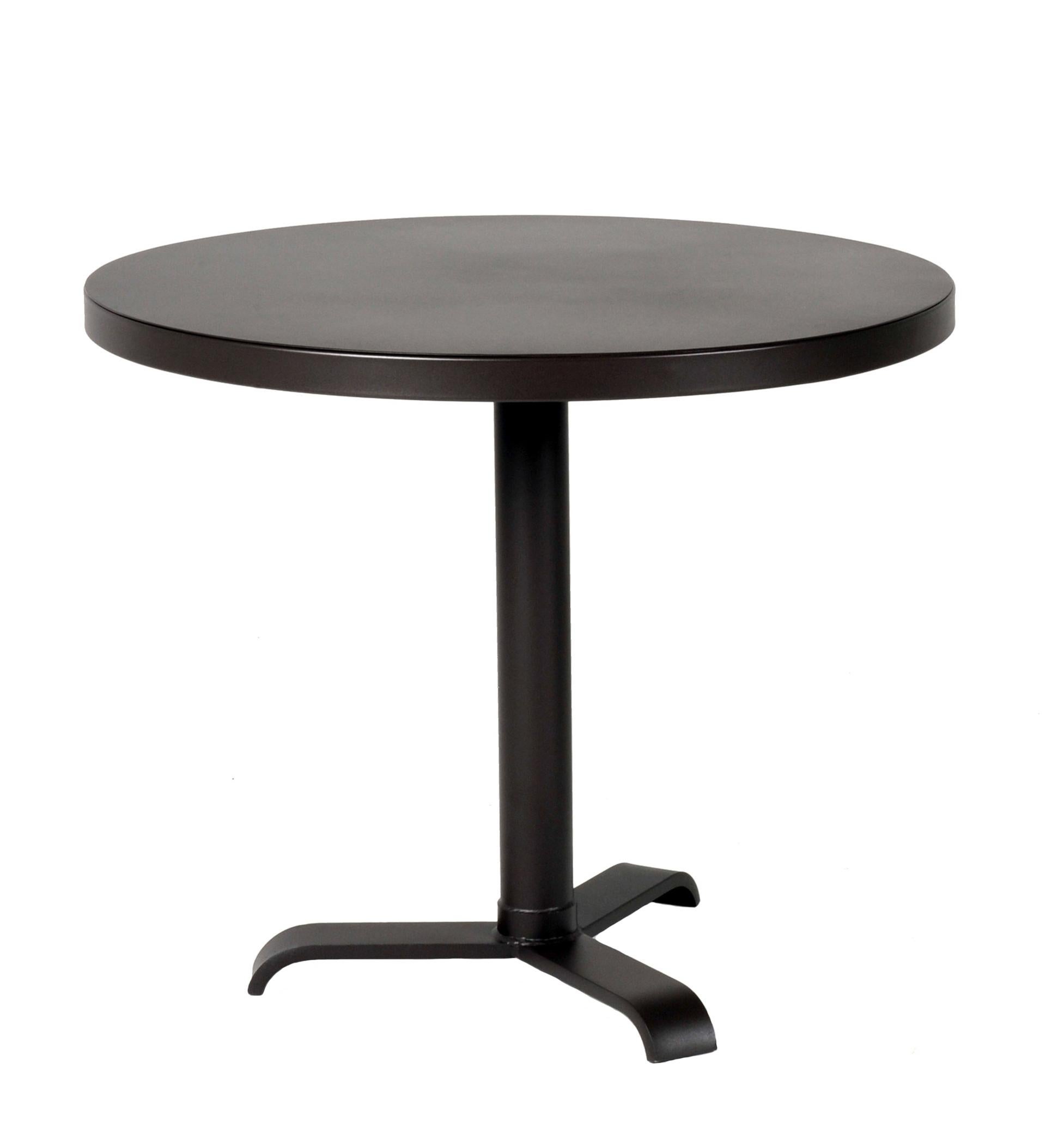 For Sale: Black (Noir) Gueridon 77 Large Round Pedestal Table in Essential Colors by Tolix 2