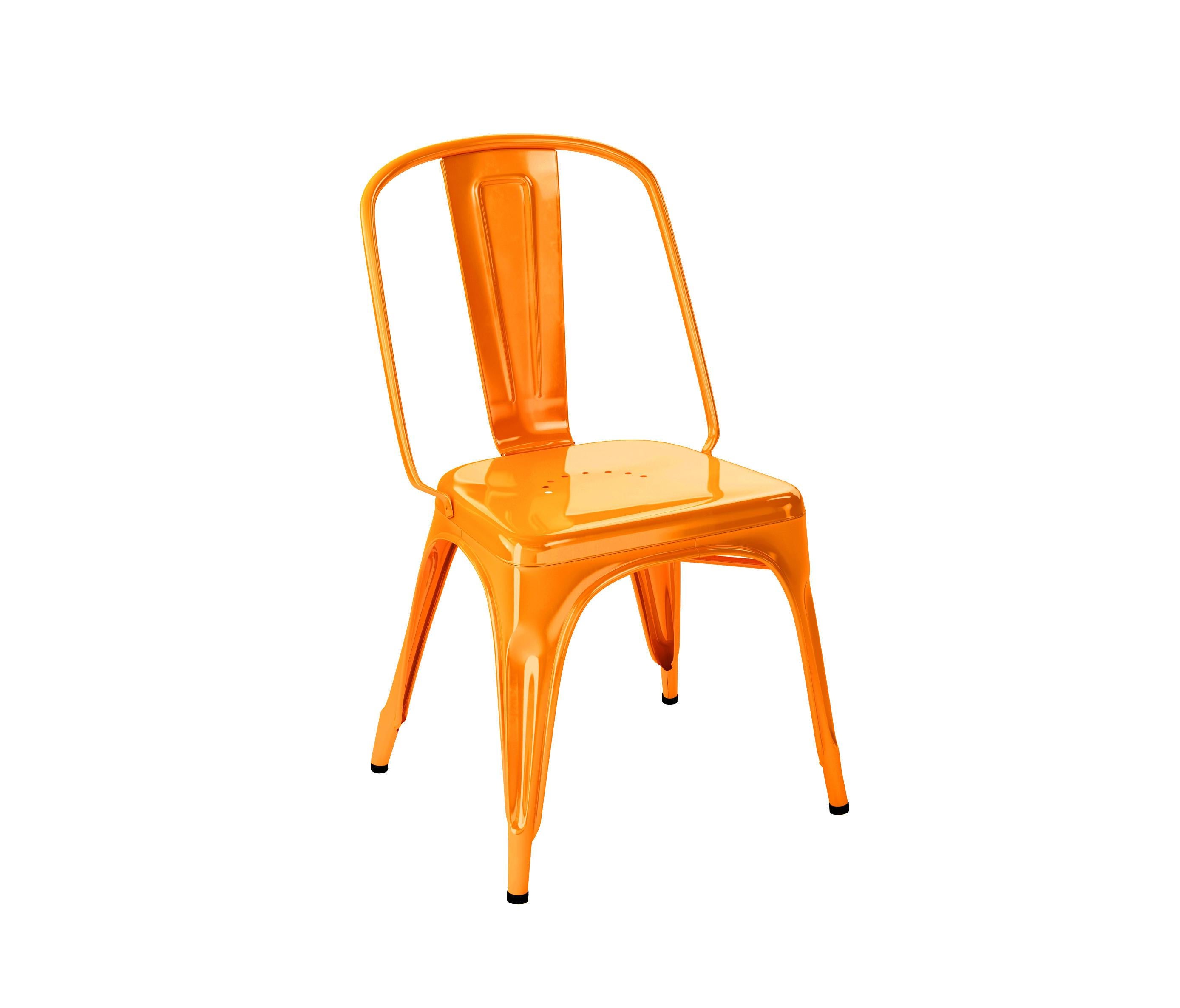 For Sale: Orange (Potiron) AC Chair Indoor in Essential Colors by Xavier Pauchard & Tolix 2