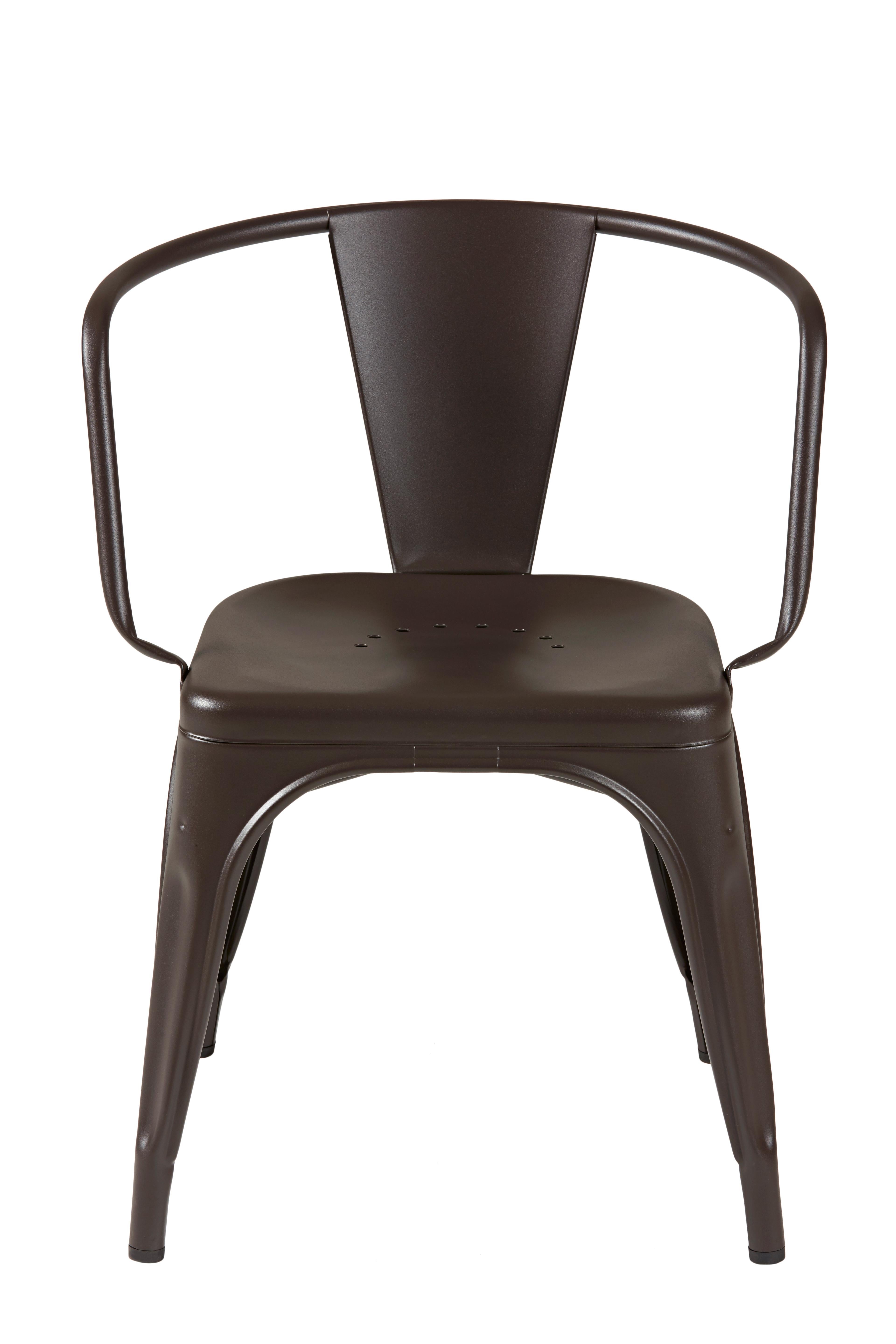 For Sale: Brown (Chocolat Noir) AC16 Armchair Indoor in Pop Colors by Chantal Andriot & Tolix 2