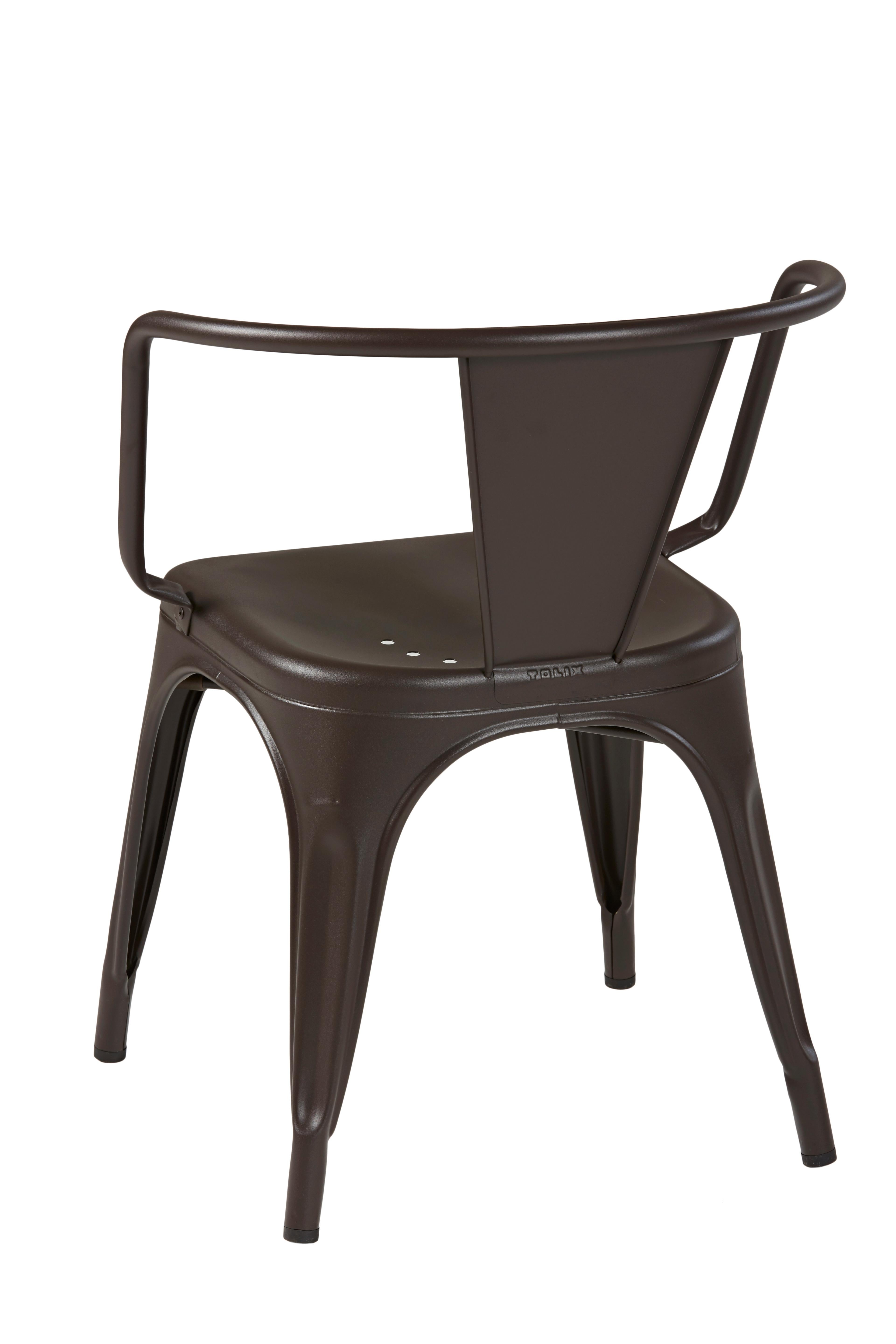 For Sale: Brown (Chocolat Noir) AC16 Armchair Indoor in Pop Colors by Chantal Andriot & Tolix 4