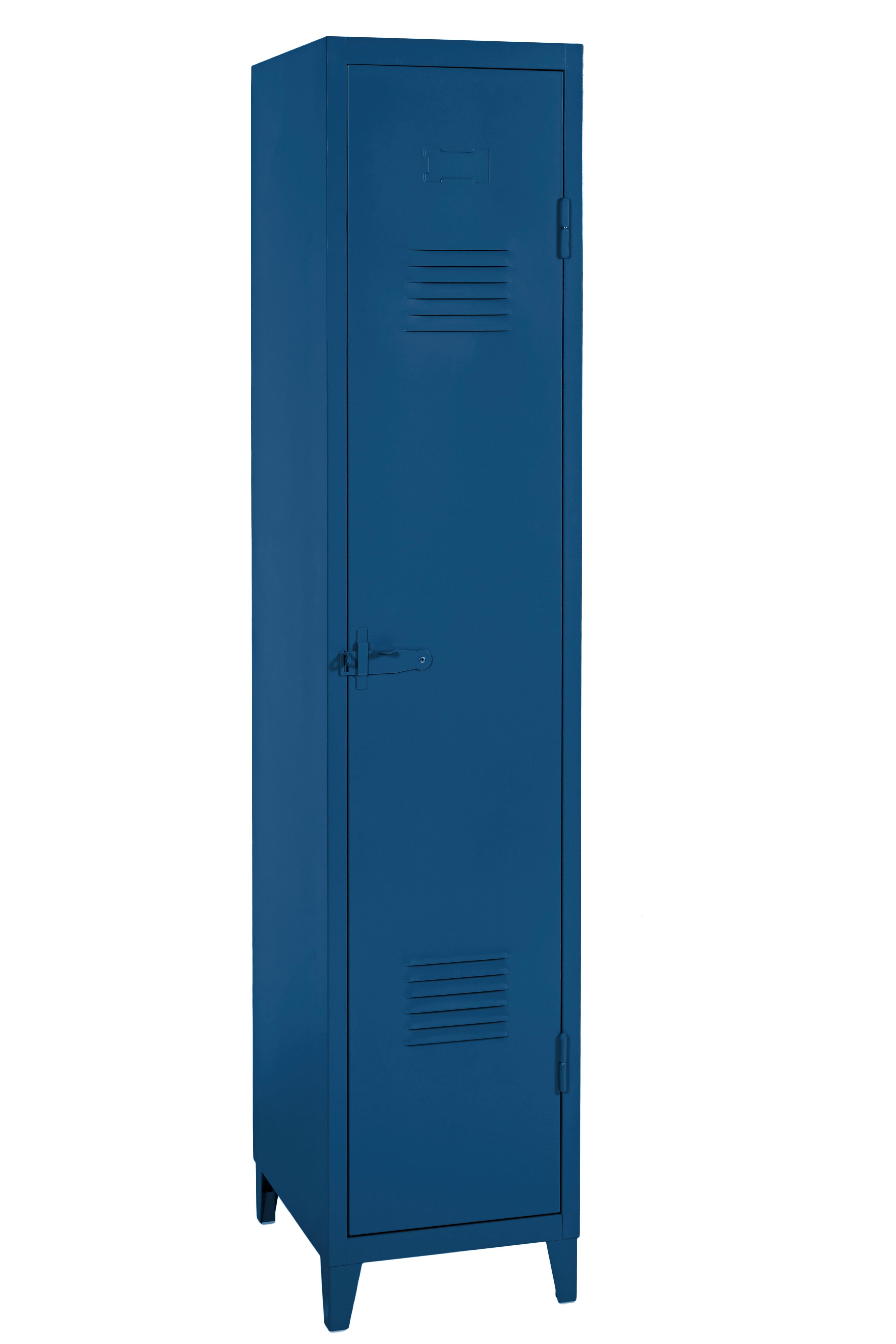 For Sale: Blue (Myrtille) B1 Locker Wardrobe in Pop Colors by Xavier Pauchard & Tolix 2