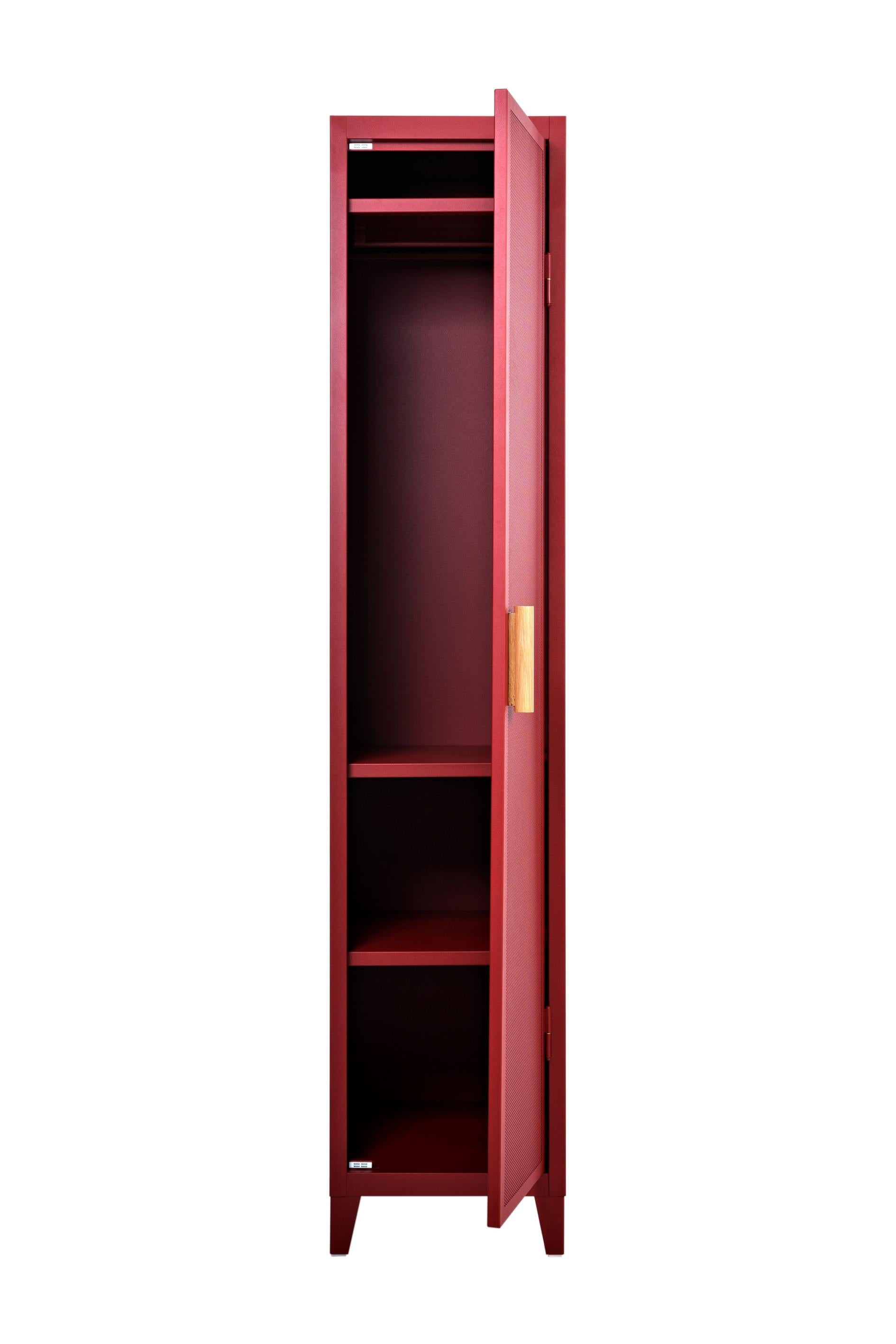 For Sale: Red (Piment) B1 Perforated High Locker in Essential Colors by Chantal Andriot and Tolix 2