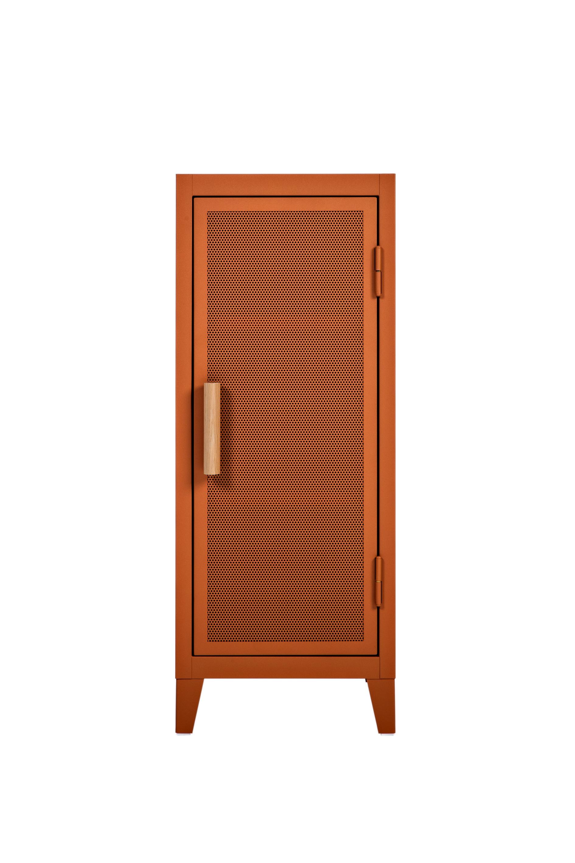 For Sale: Orange (Terracotta) B1 Perforated Low Locker in Pop Colors by Chantal Andriot and Tolix 2