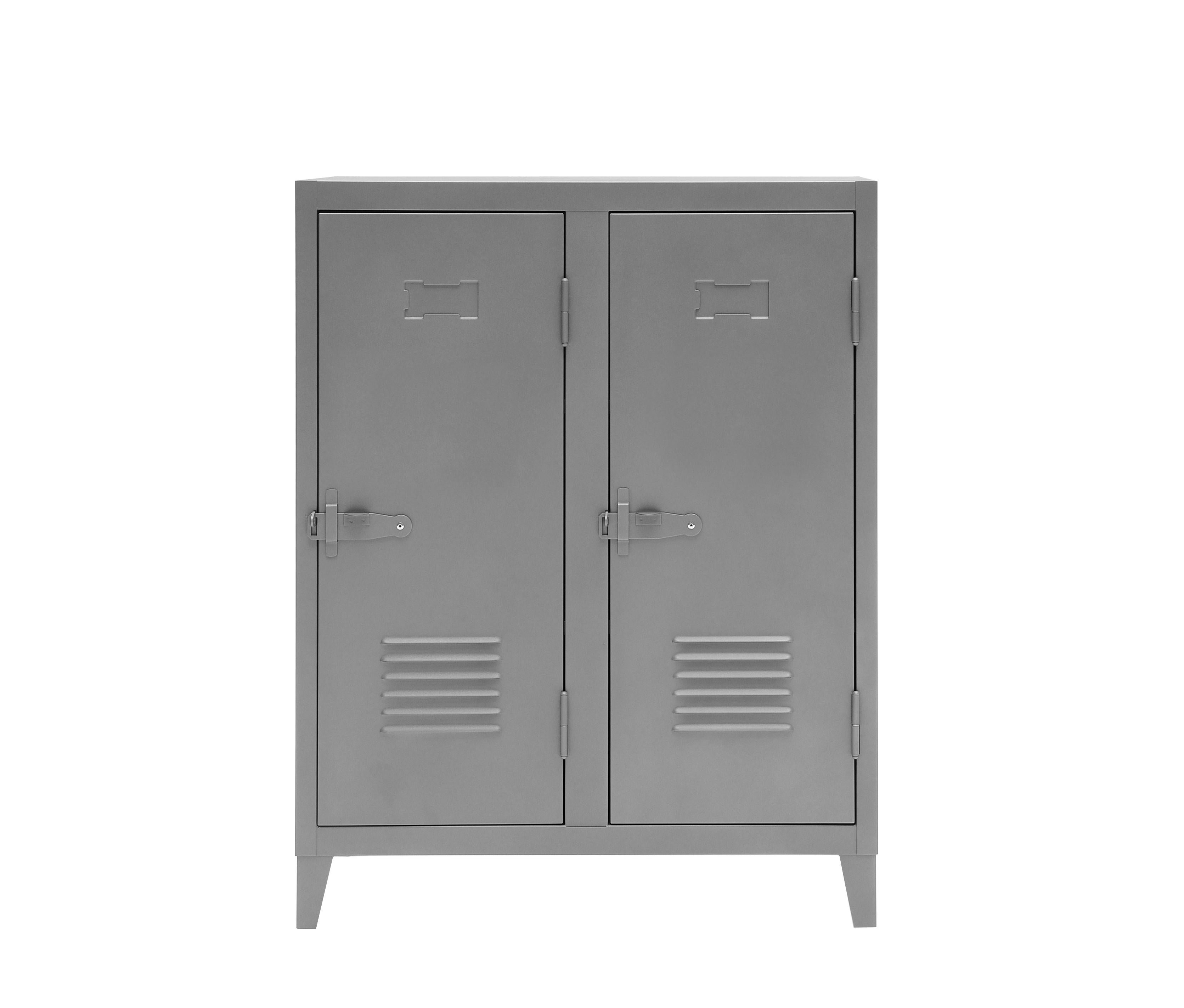 For Sale: Gray (Gris Souris) B2 Low Locker in Essential Colors by Xavier Pauchard and Tolix