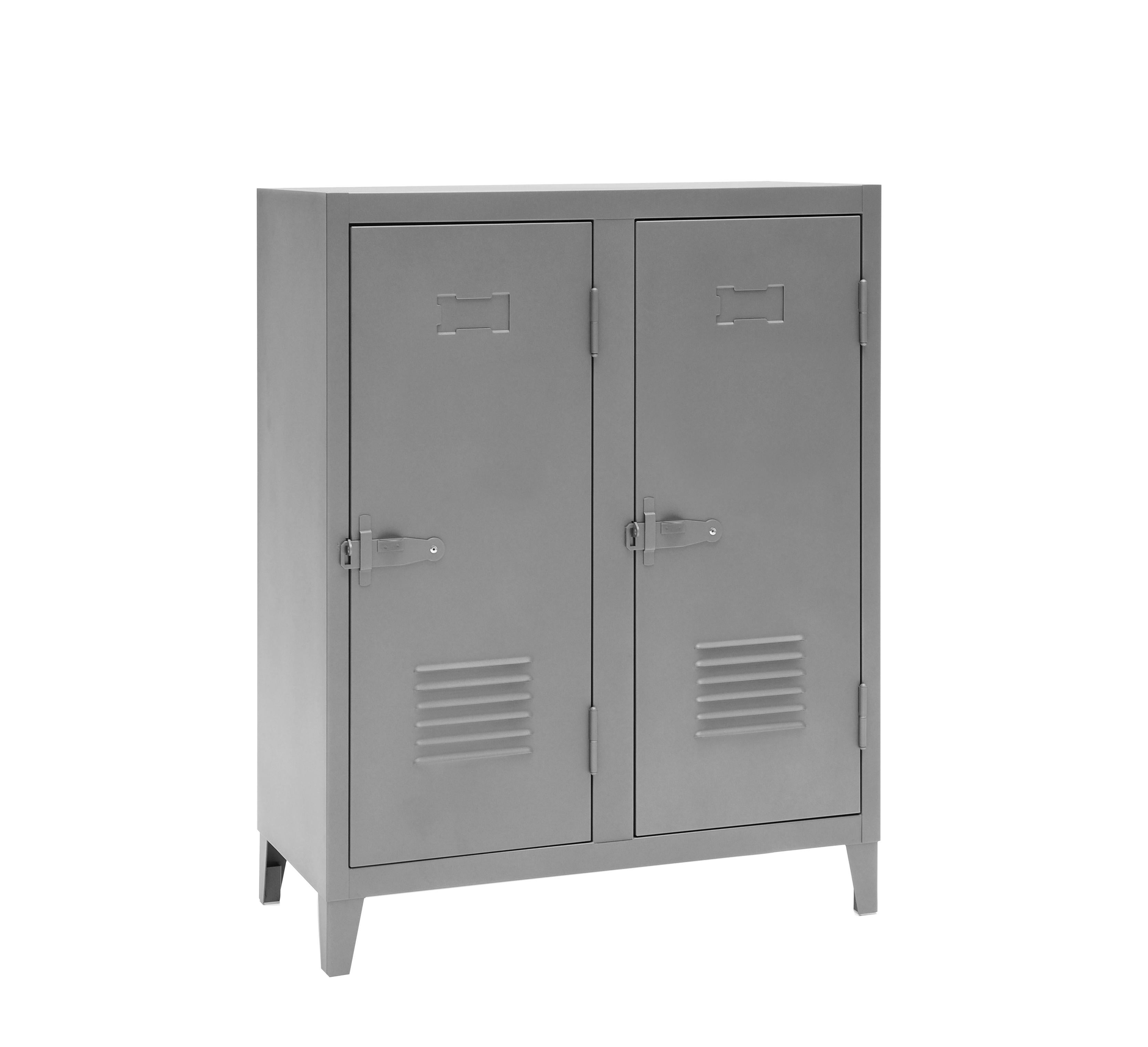 For Sale: Gray (Gris Souris) B2 Low Locker in Essential Colors by Xavier Pauchard and Tolix 2