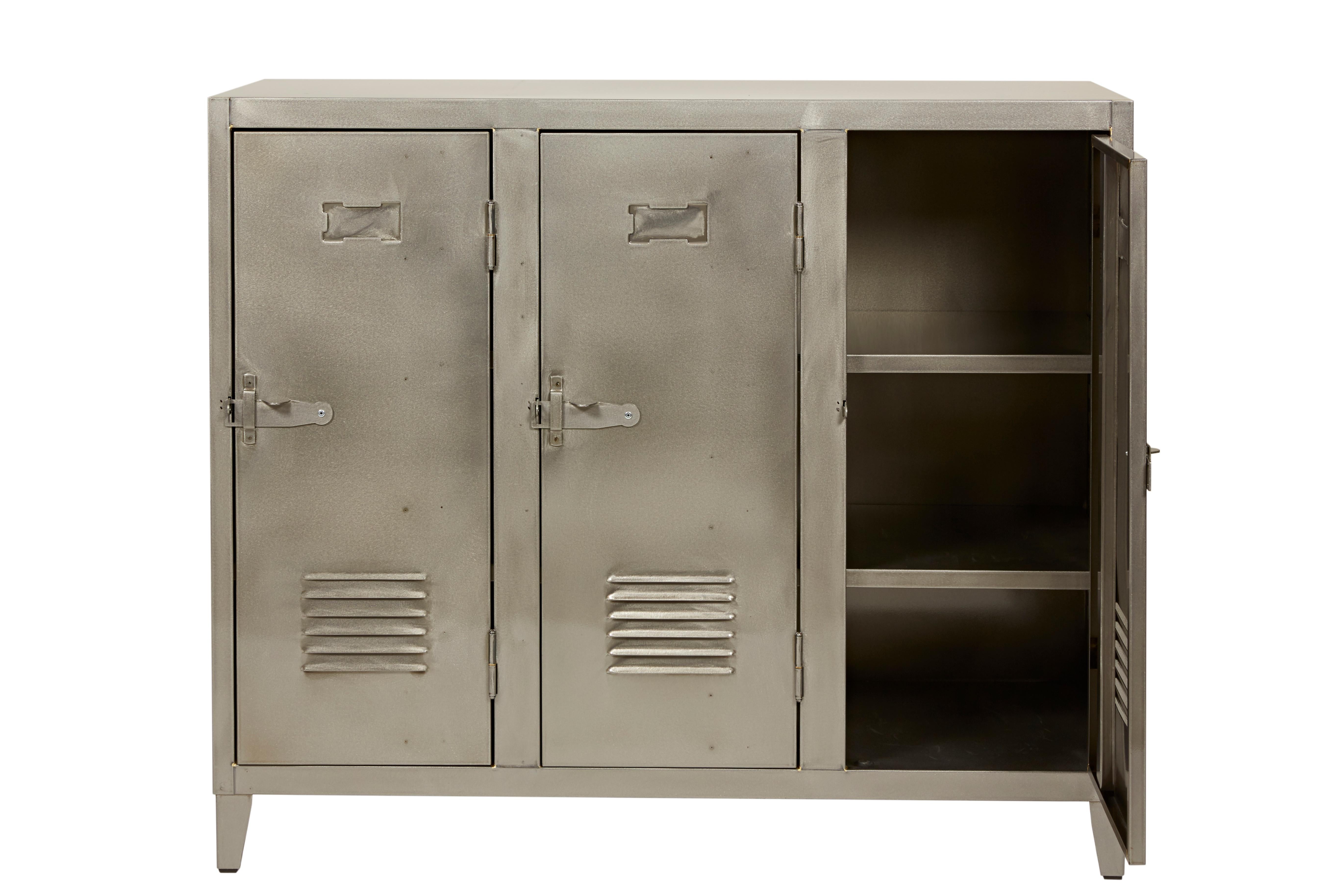For Sale: Gray (Vernis Brilliant) B3 Low Locker in Essential Colors by Xavier Pauchard and Tolix 5