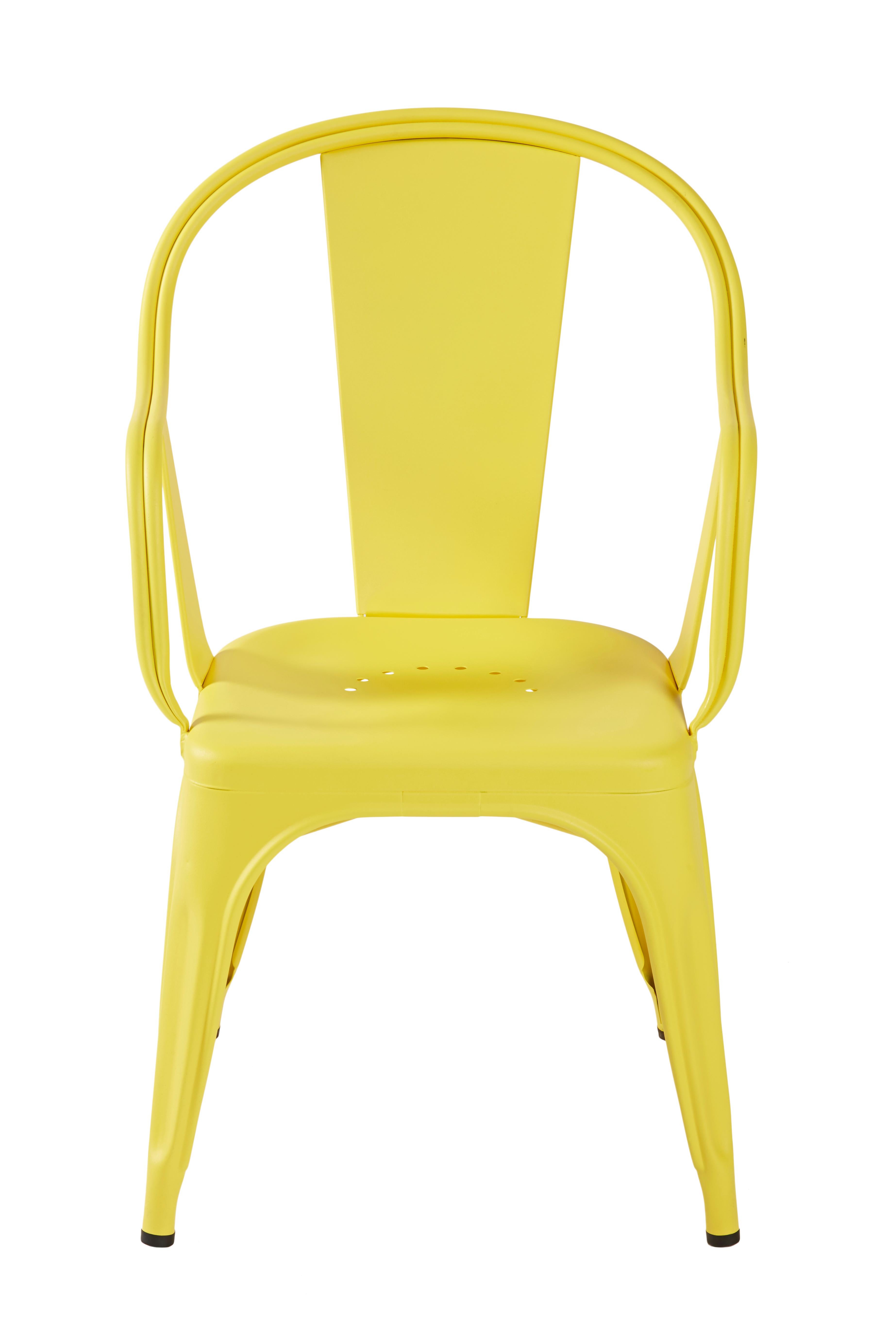 For Sale: Yellow (Citron) C-Armchair in Essential Colors by Xavier Pauchard & Tolix 2
