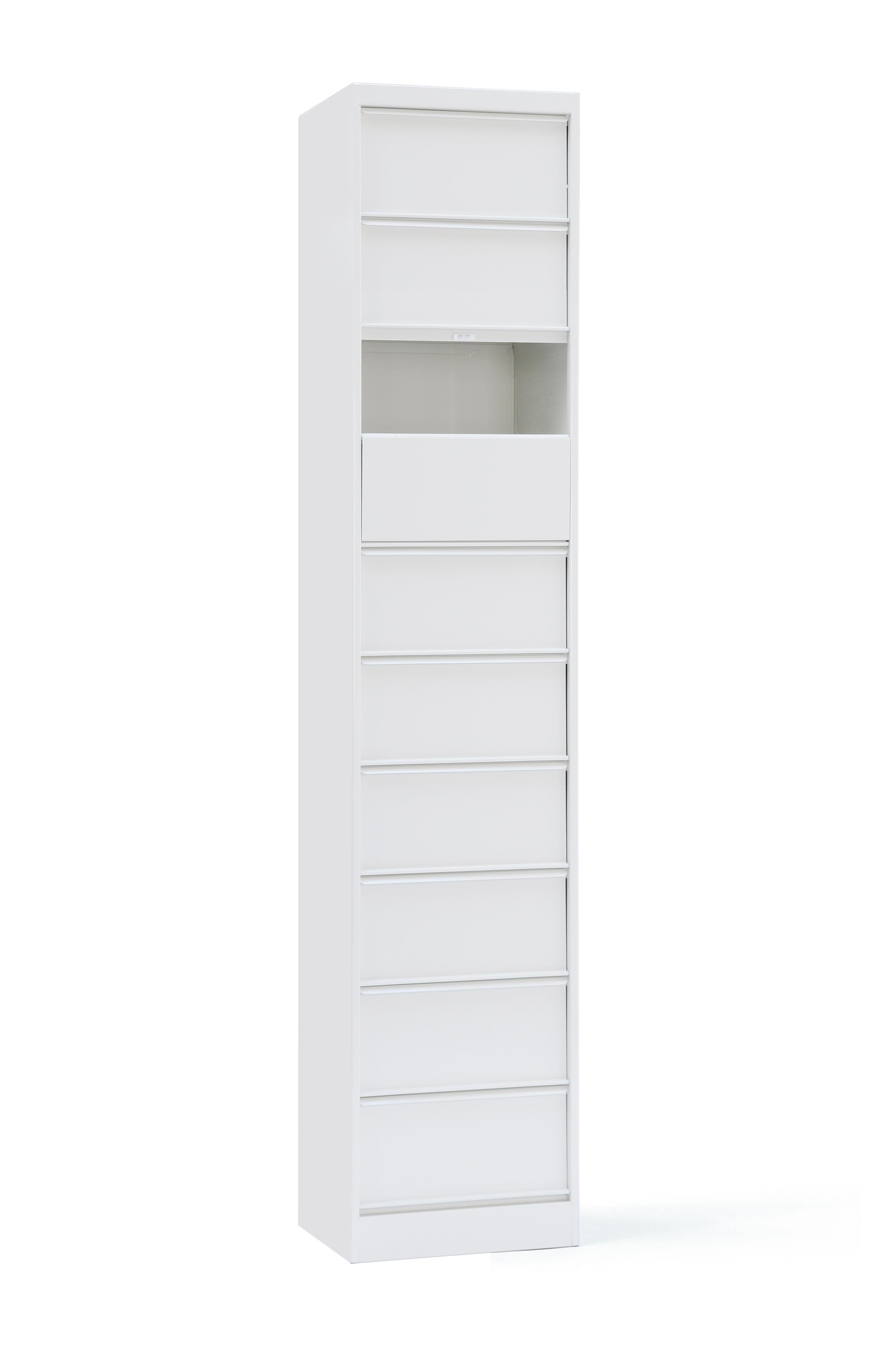 For Sale: White (Blanc) CC10 Industrial Cabinet in Essential Colors by Xavier Pauchard and Tolix 2