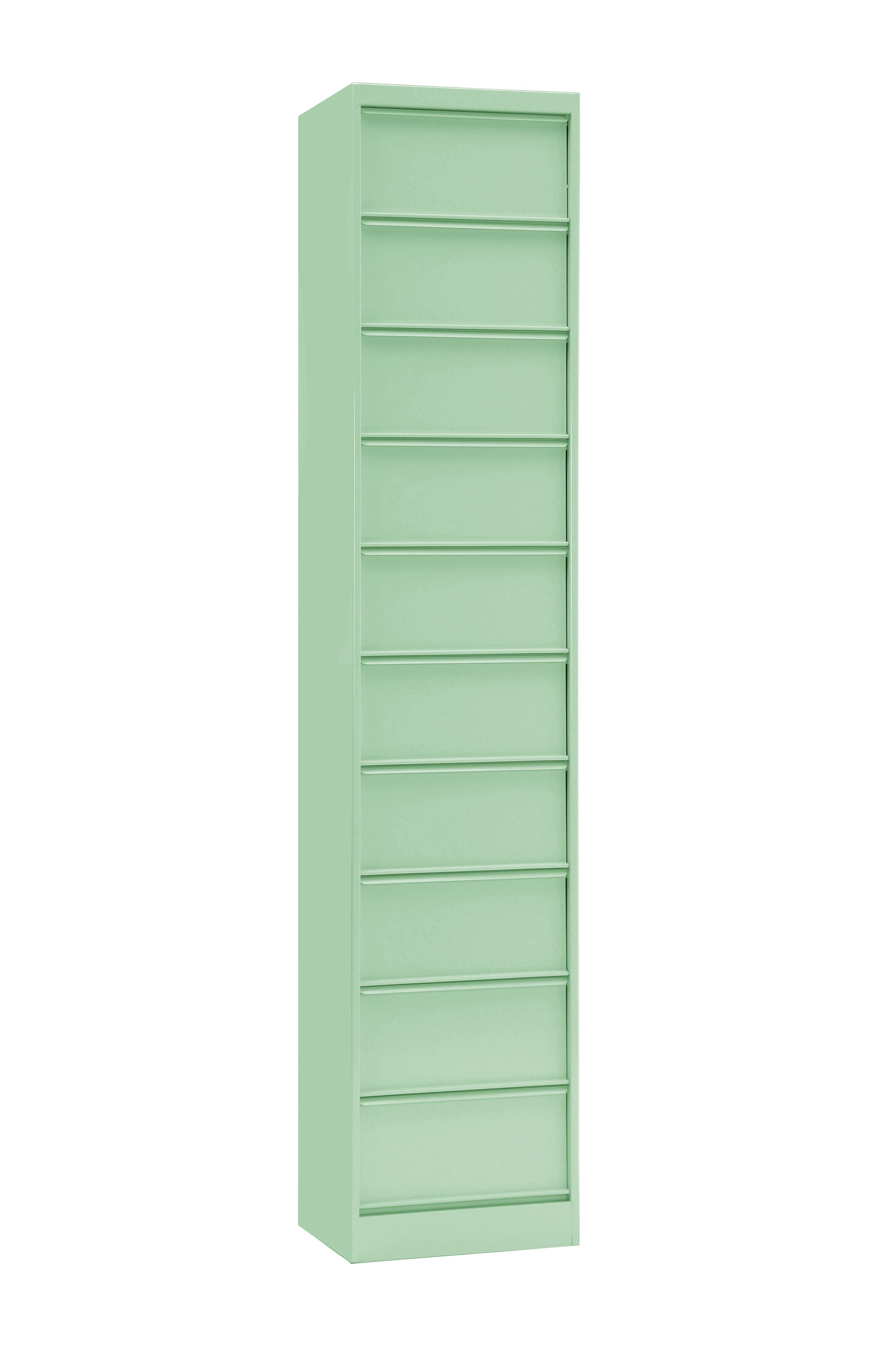 For Sale: Green (Vert Anis) CC10 Industrial Cabinet in Pop Colors by Xavier Pauchard and Tolix