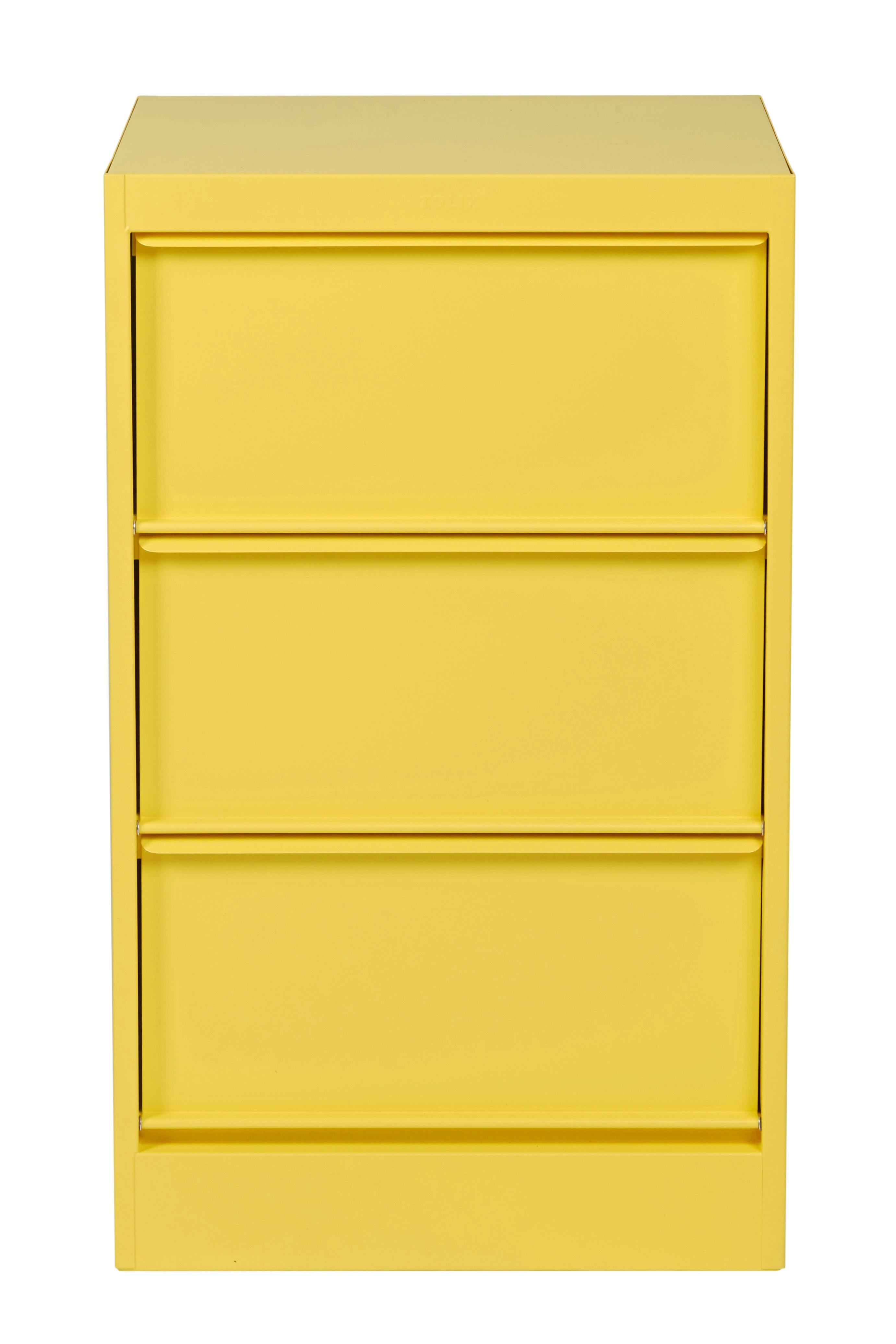 For Sale: Yellow (Citron) CC3 Industrial Cabinet in Essential Colors by Xavier Pauchard and Tolix 2