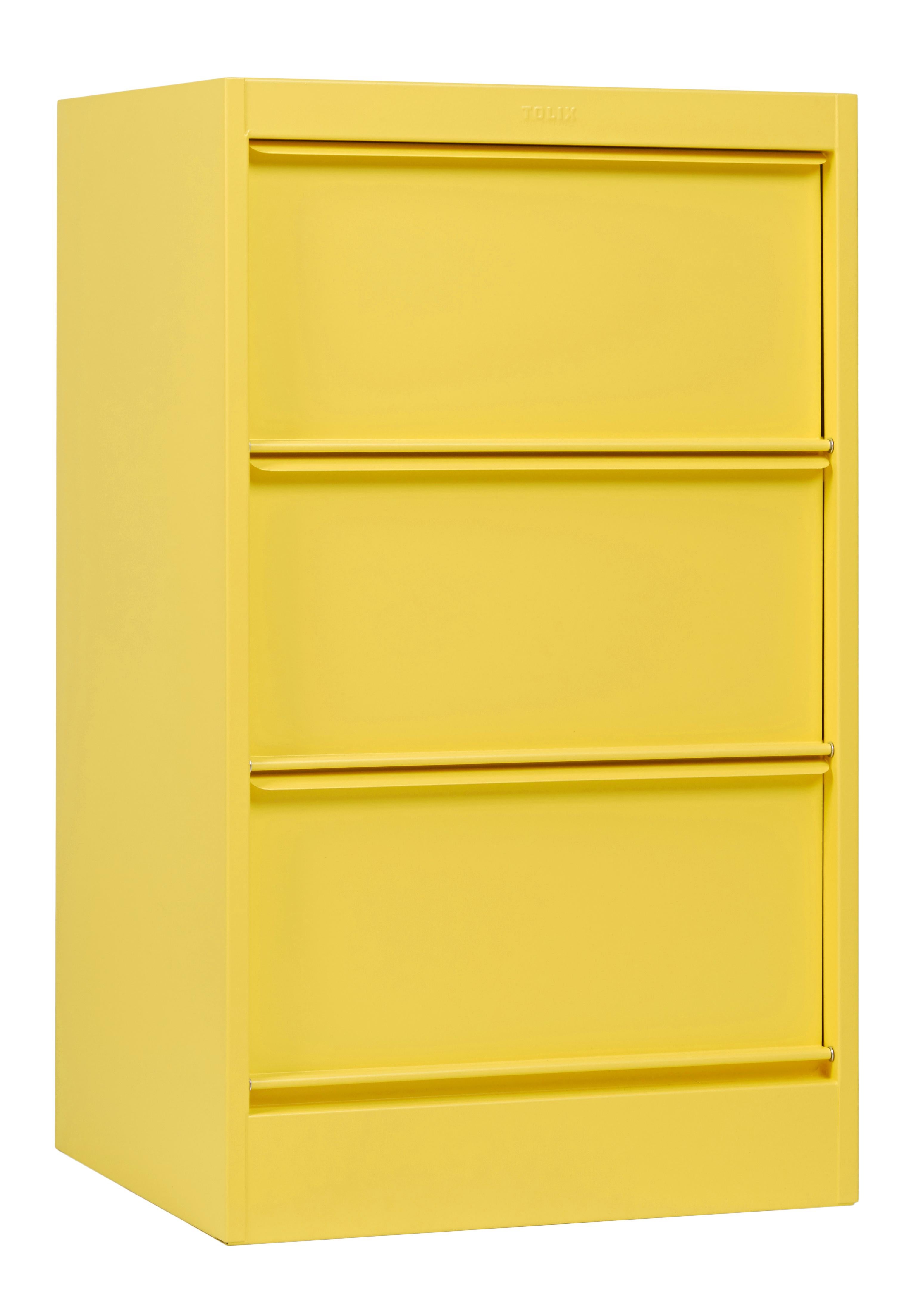 For Sale: Yellow (Citron) CC3 Industrial Cabinet in Essential Colors by Xavier Pauchard and Tolix 3