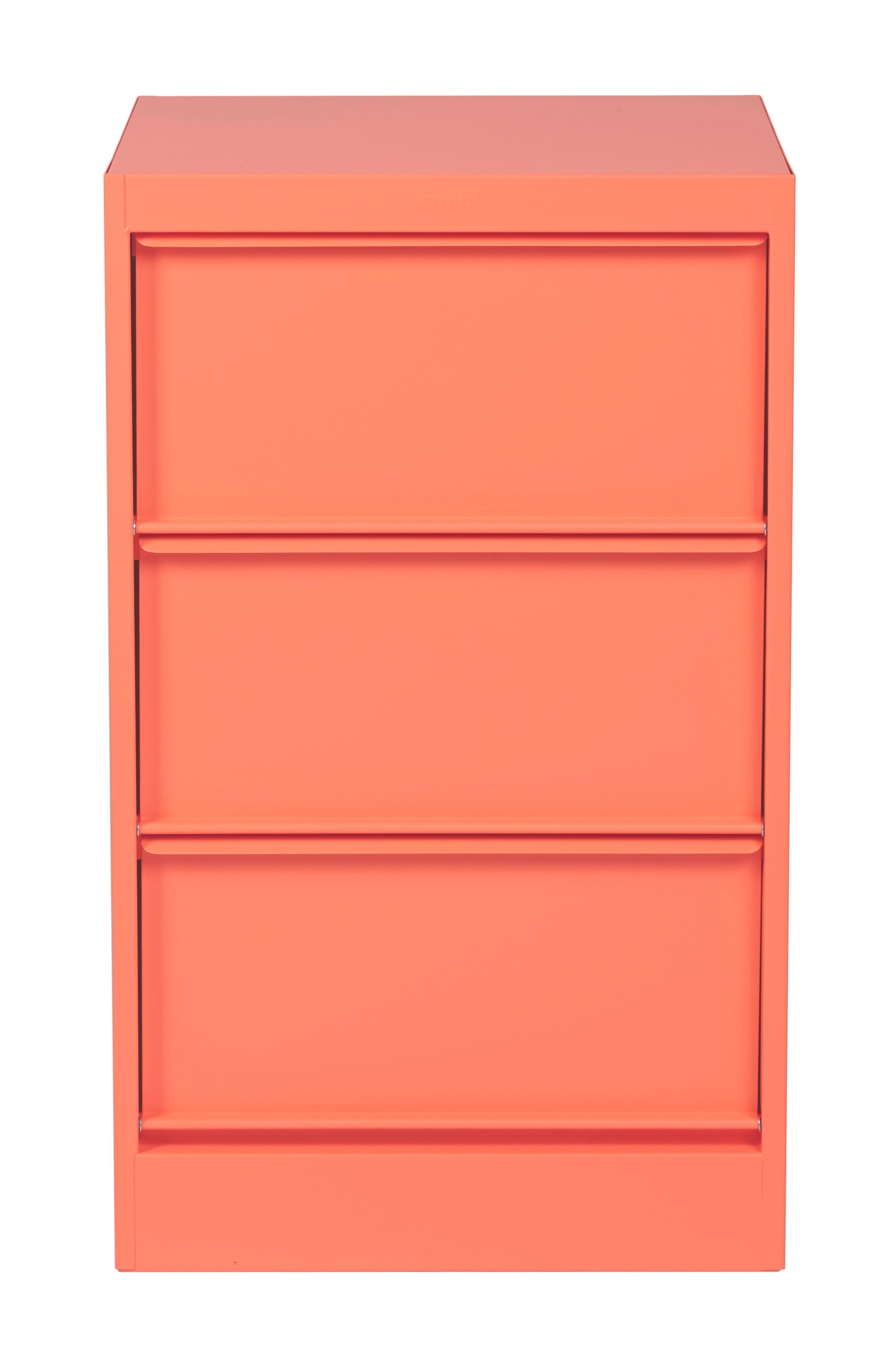 For Sale: Pink (Corail) CC3 Industrial Cabinet in Pop Colors by Xavier Pauchard and Tolix