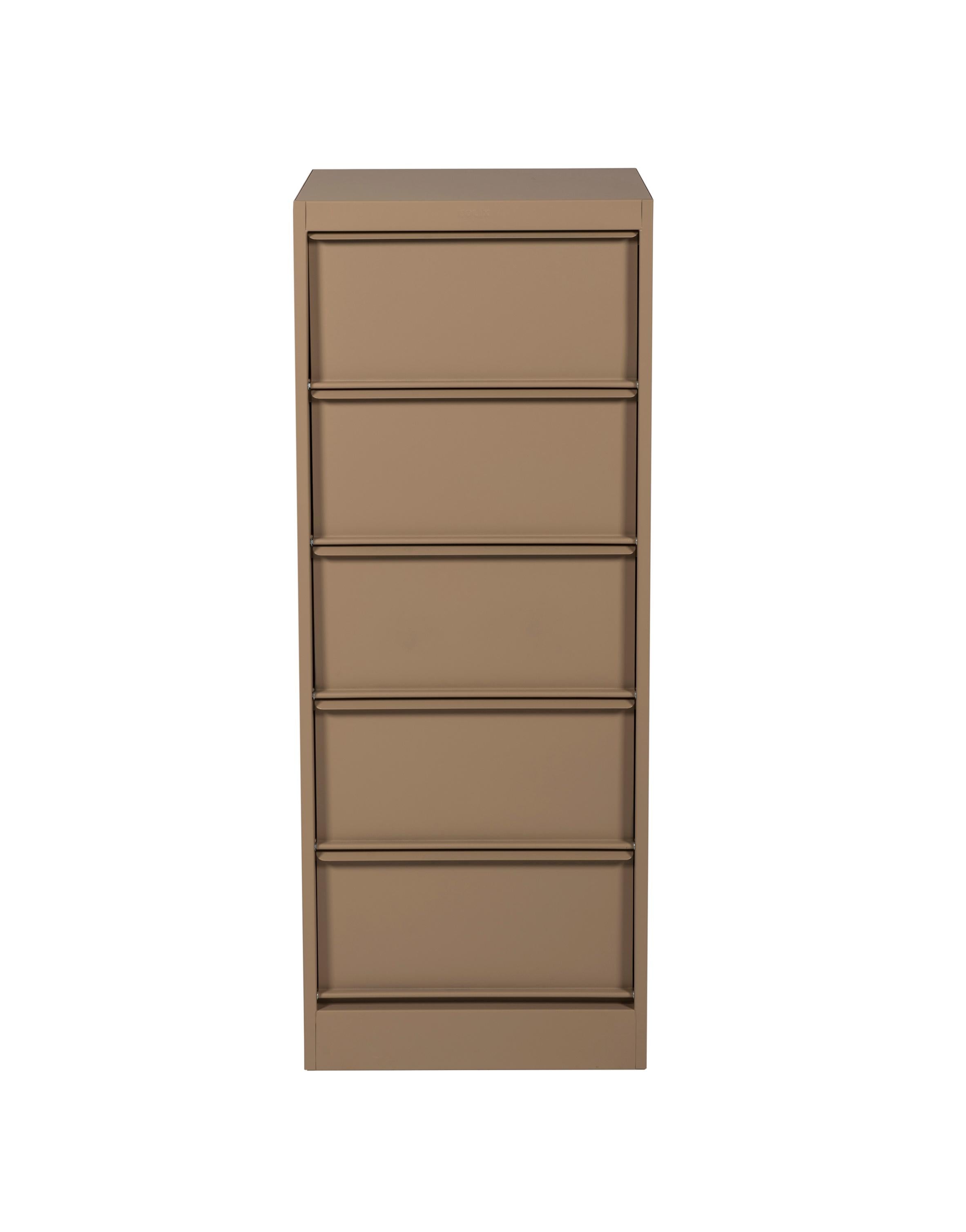 For Sale: Brown (Kaki) CC5 Industrial Cabinet in Pop Colors by Xavier Pauchard & Tolix 2